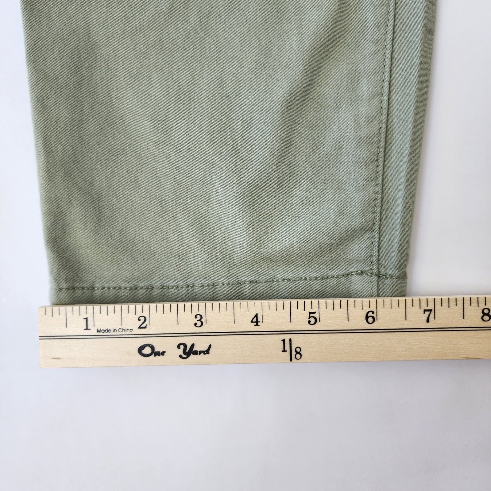 Gap Slim Ankle Pant Green Chino Trousers Womens Size 8 New NWT 1868327 - Thumbnail 4