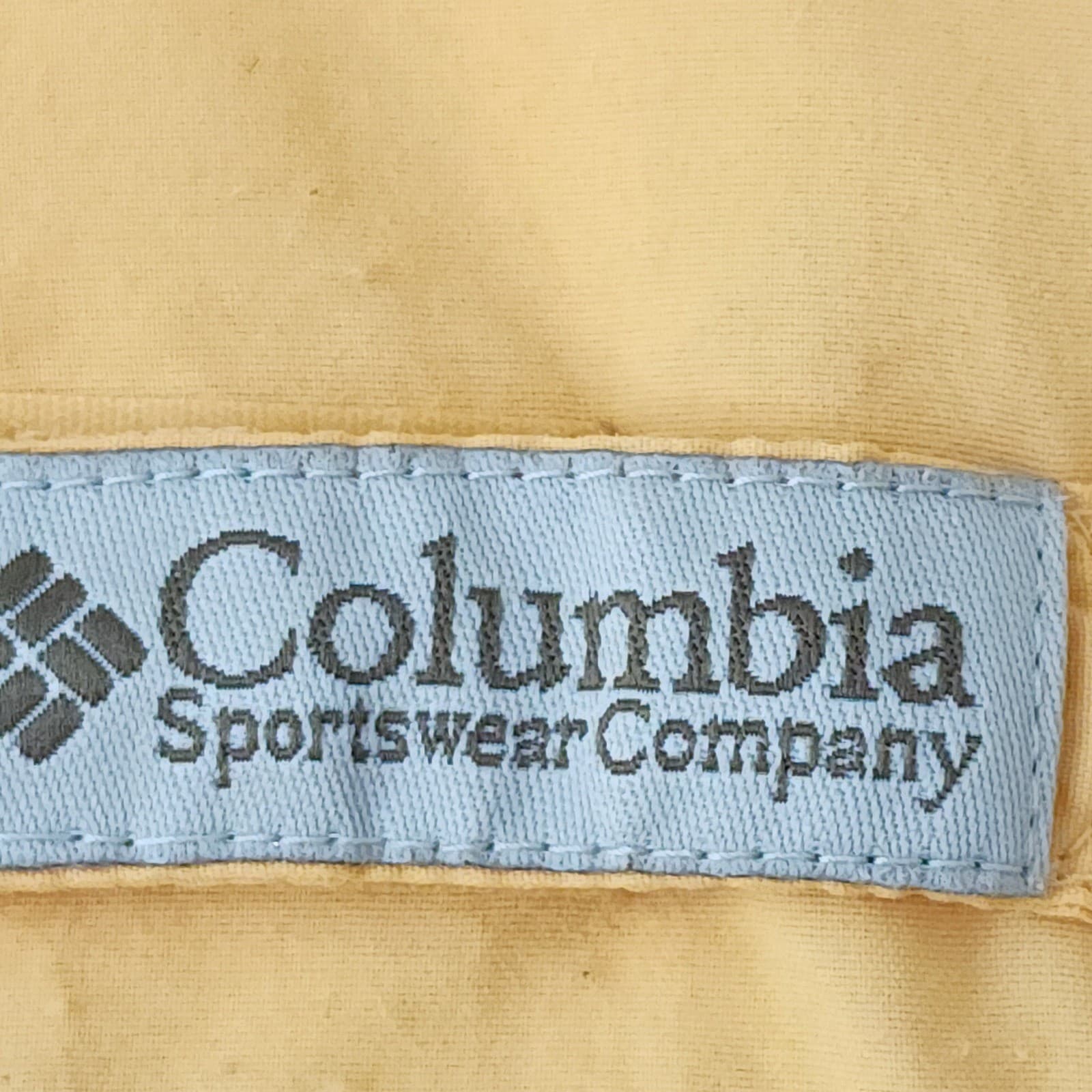 Columbia PFG Mens Large Yellow Short Sleeve Fishing Shirt Button Down Ventilated - Thumbnail 5