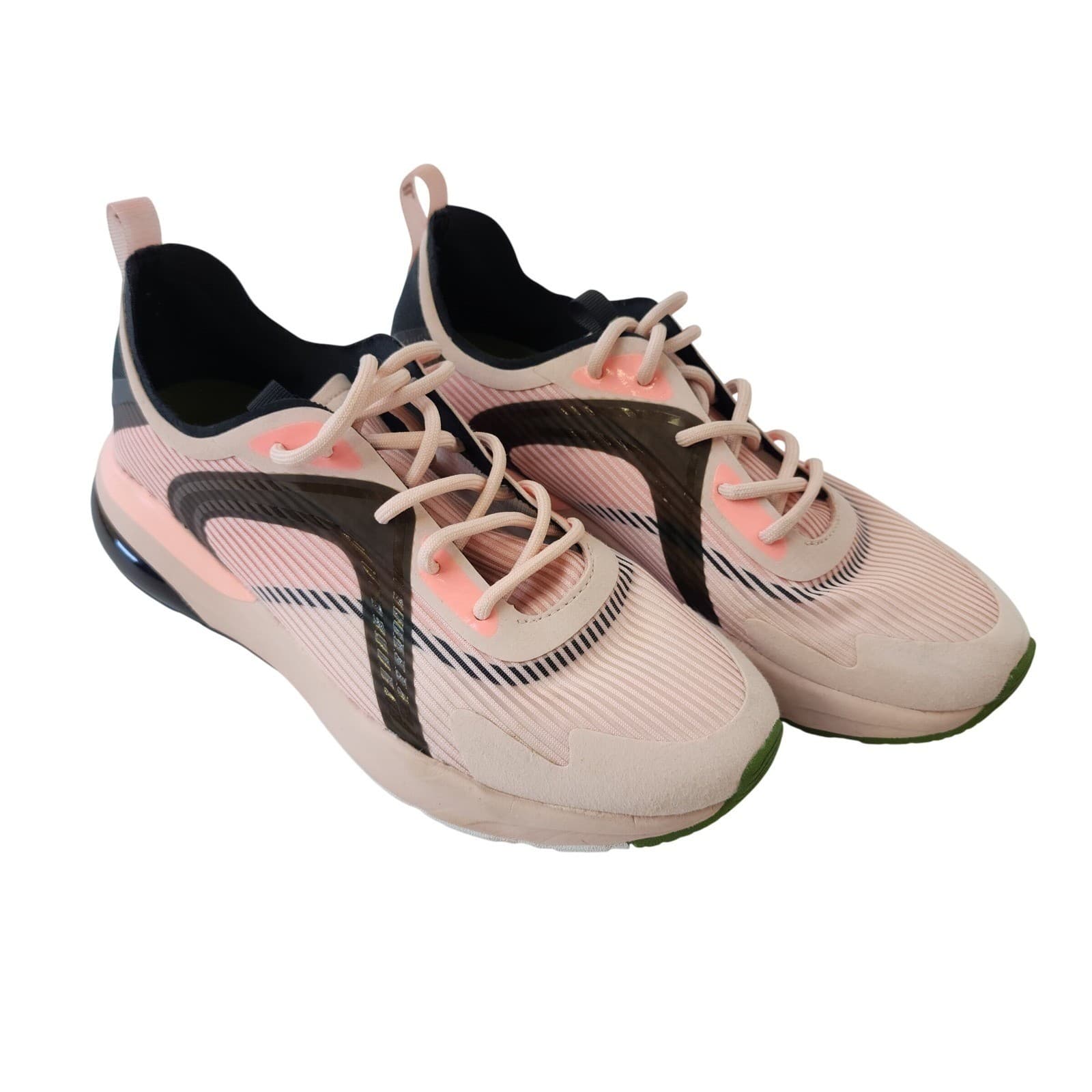 Fabletics Womens Pink Black Training Sneakers Air Cushion Athletic Shoes