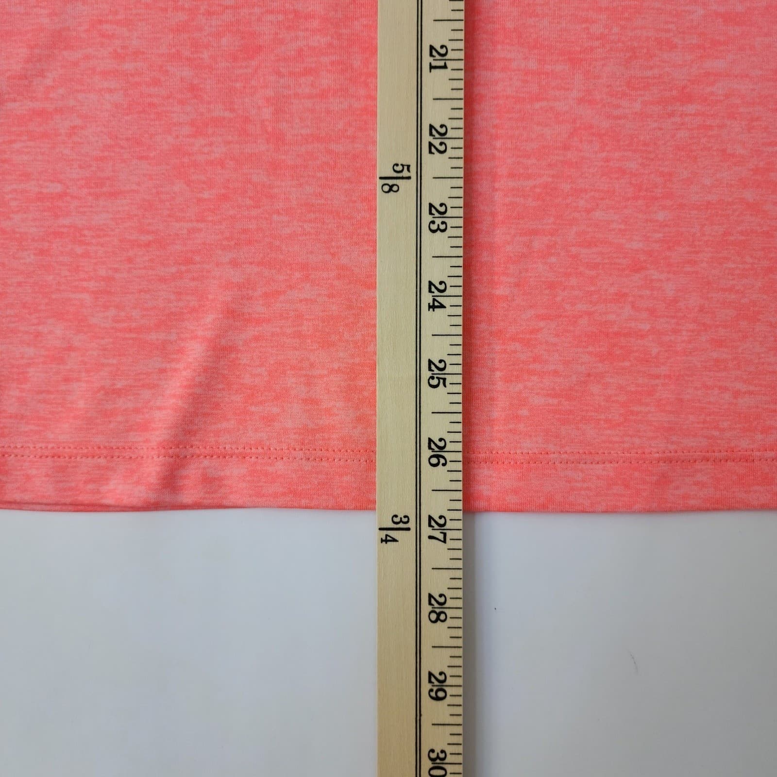 Under Amour Women's Tech Twist V-Neck T-Shirt Coral Pink Heather XL - Thumbnail 2