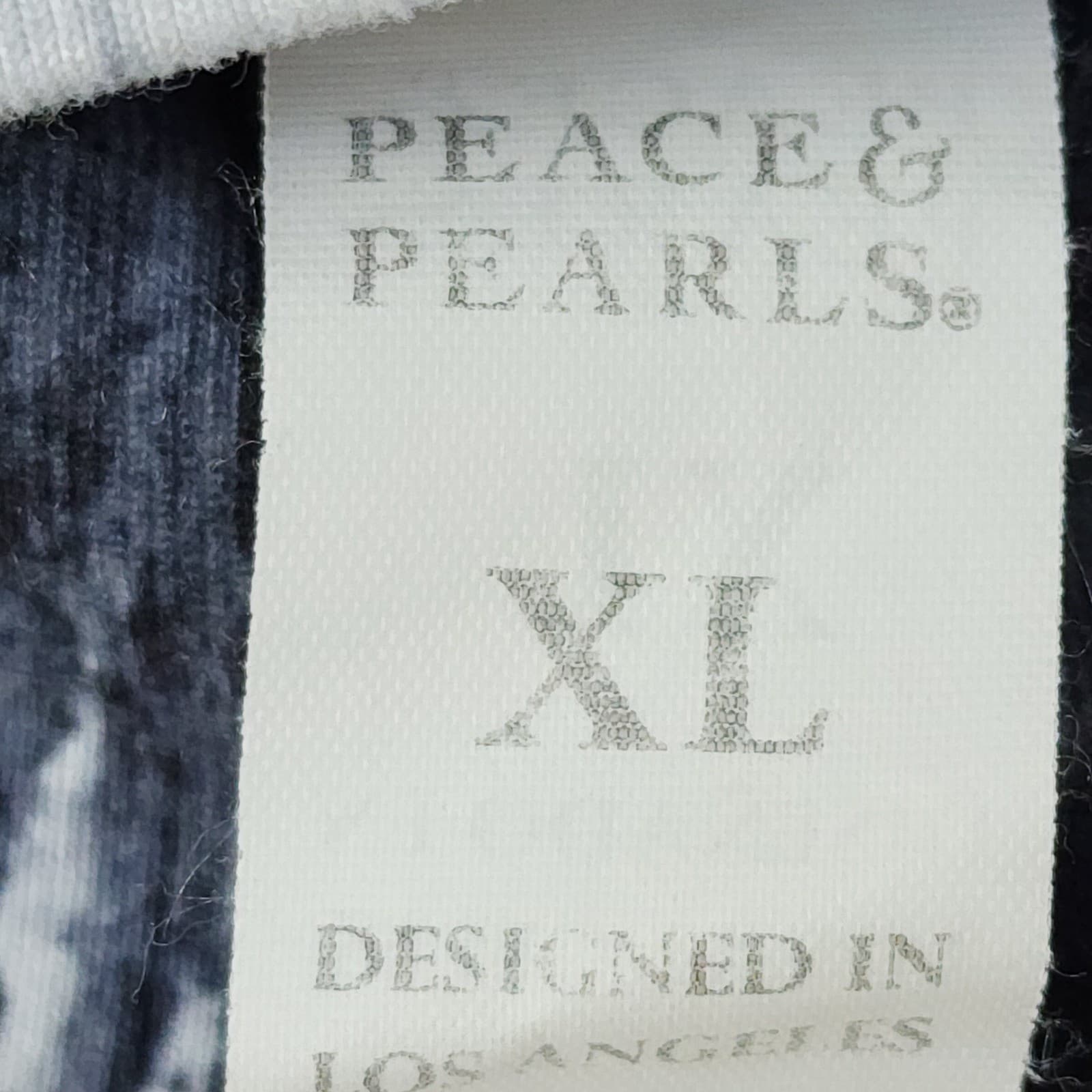 Peace & Pearls Blue Abstract Brushstroke T-Back Halter Shift Dress XL - Thumbnail 5