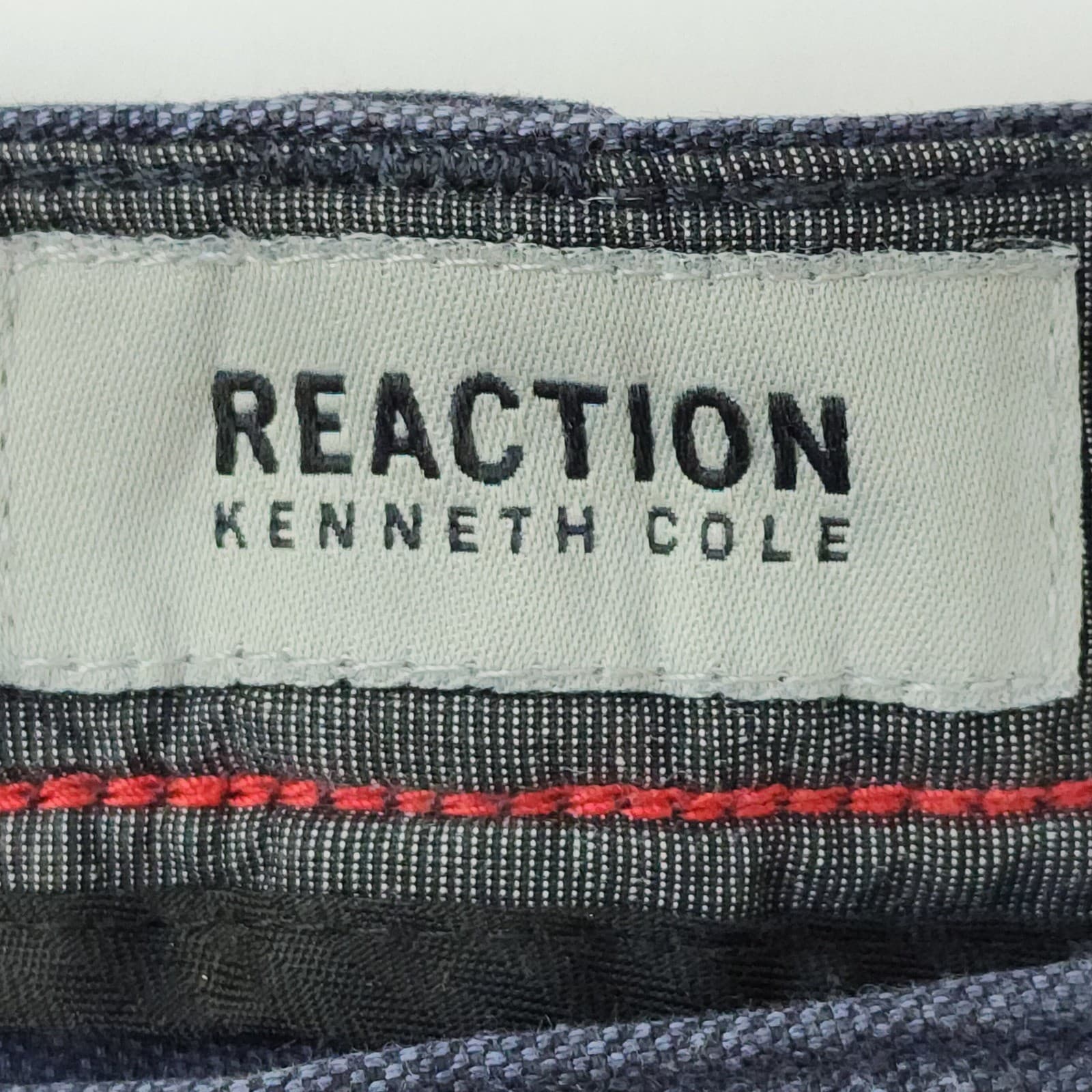 Kenneth Cole Reaction Men's Navy Blue Straight Leg Pants 36x30 - Thumbnail 5