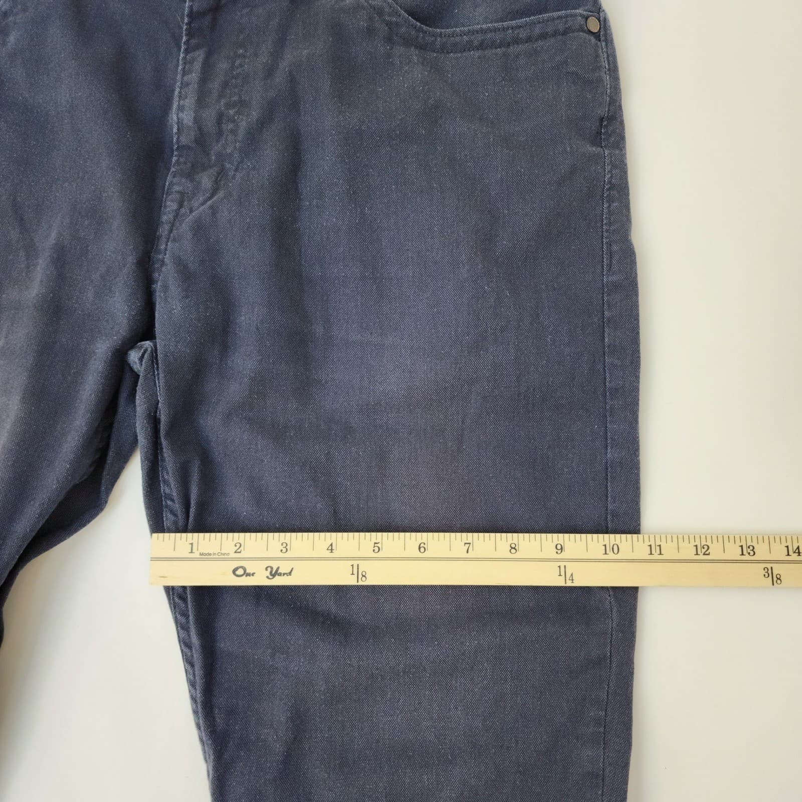 Kenneth Cole Reaction Men's Navy Blue Straight Leg Pants 36x30 - Thumbnail 3