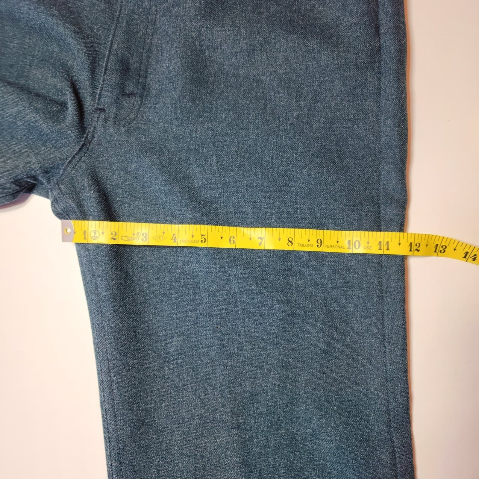 Vintage Levi's Action Slacks Men's 36x32 Blue Dacron Polyester Retro - Thumbnail 5