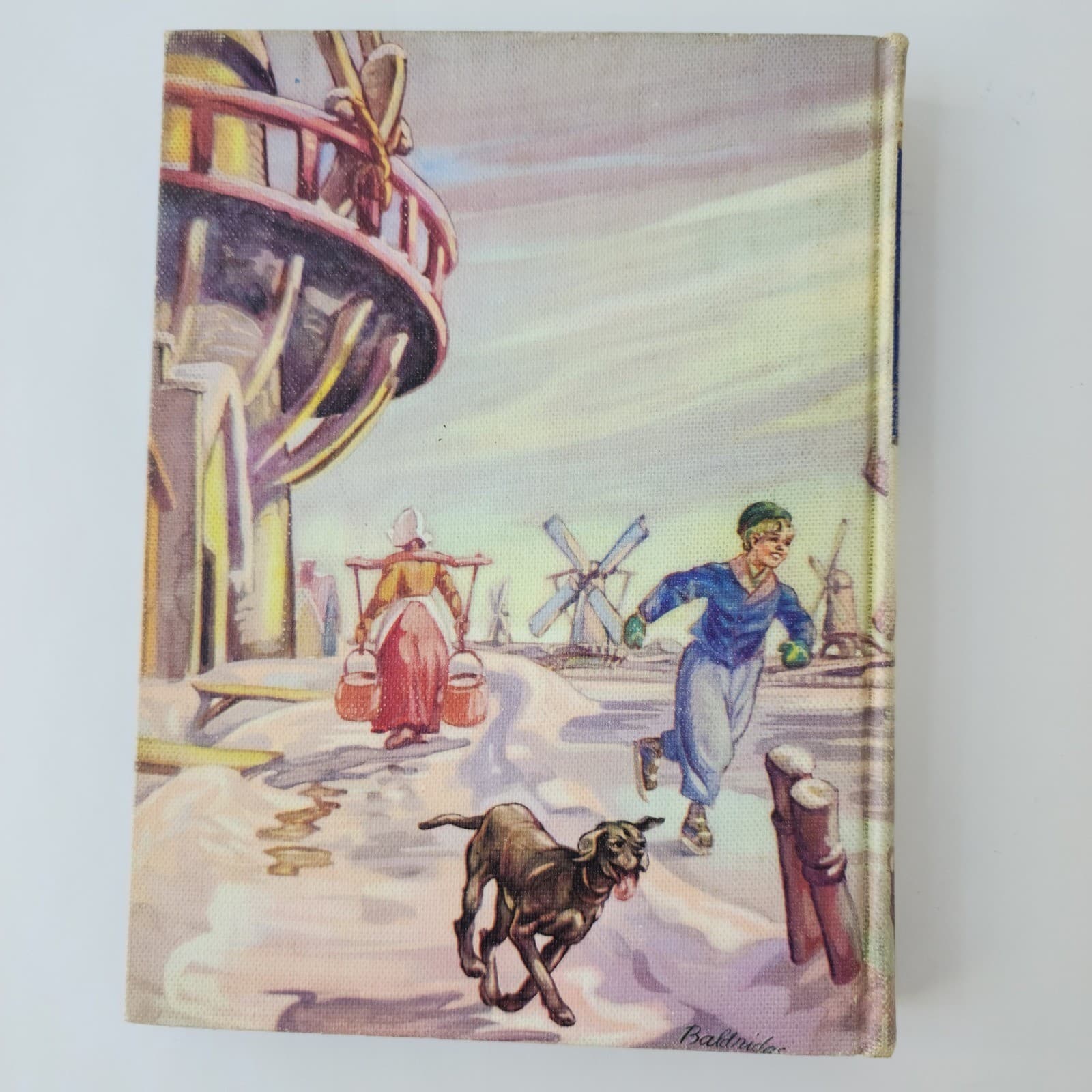 Vintage 1945 Hans Brinker Silver Skates Mary Mapes Dodge Illustrated JR Library - Thumbnail 3