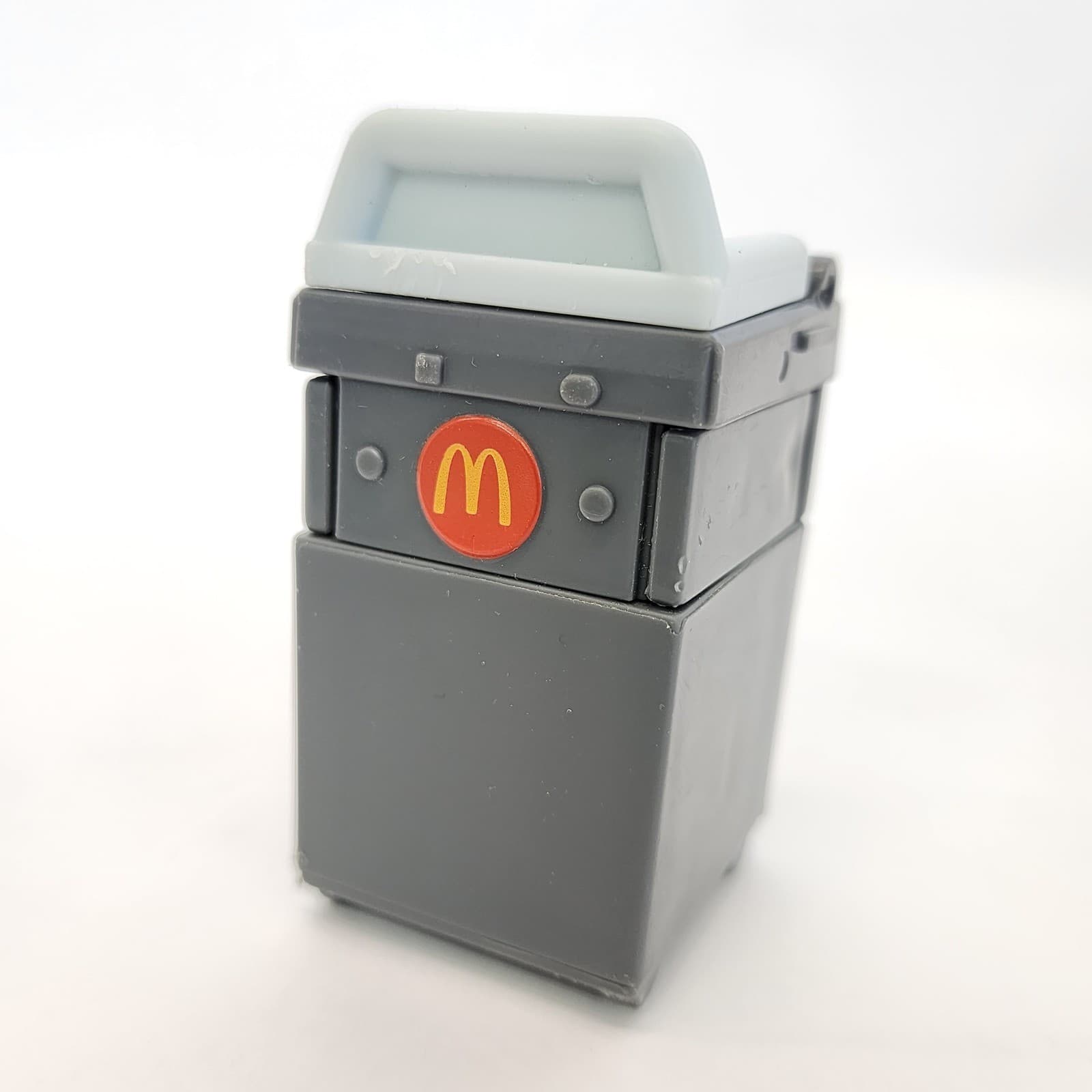 Vintage 1990 McDonalds Changeables Burger Cooker Dinosaur Happy Meal Toy Grey - Thumbnail 2