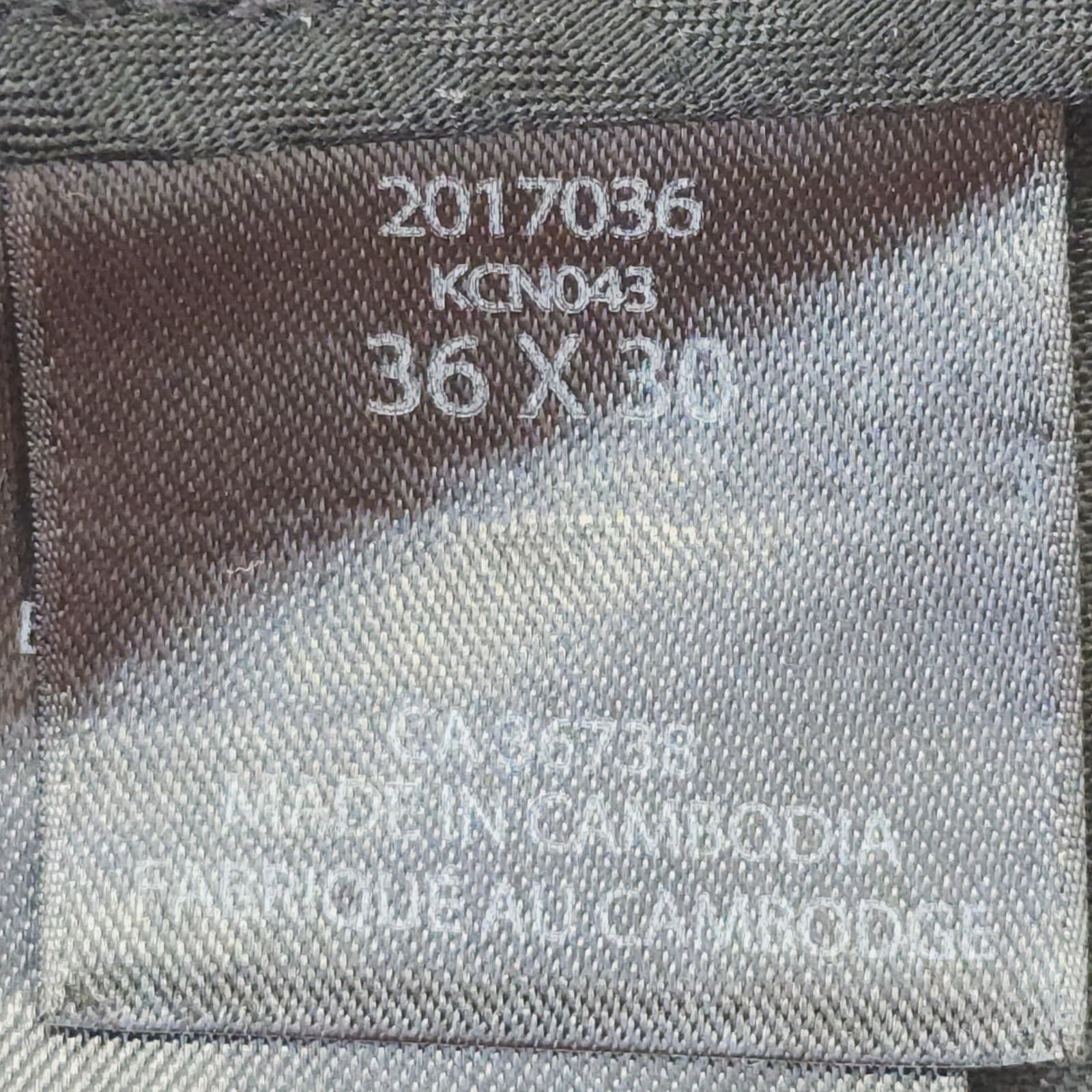 Kenneth Cole Reaction Mens Gray Straight Leg Jeans 36x30 KCN043 Charcoal Denim - Thumbnail 5