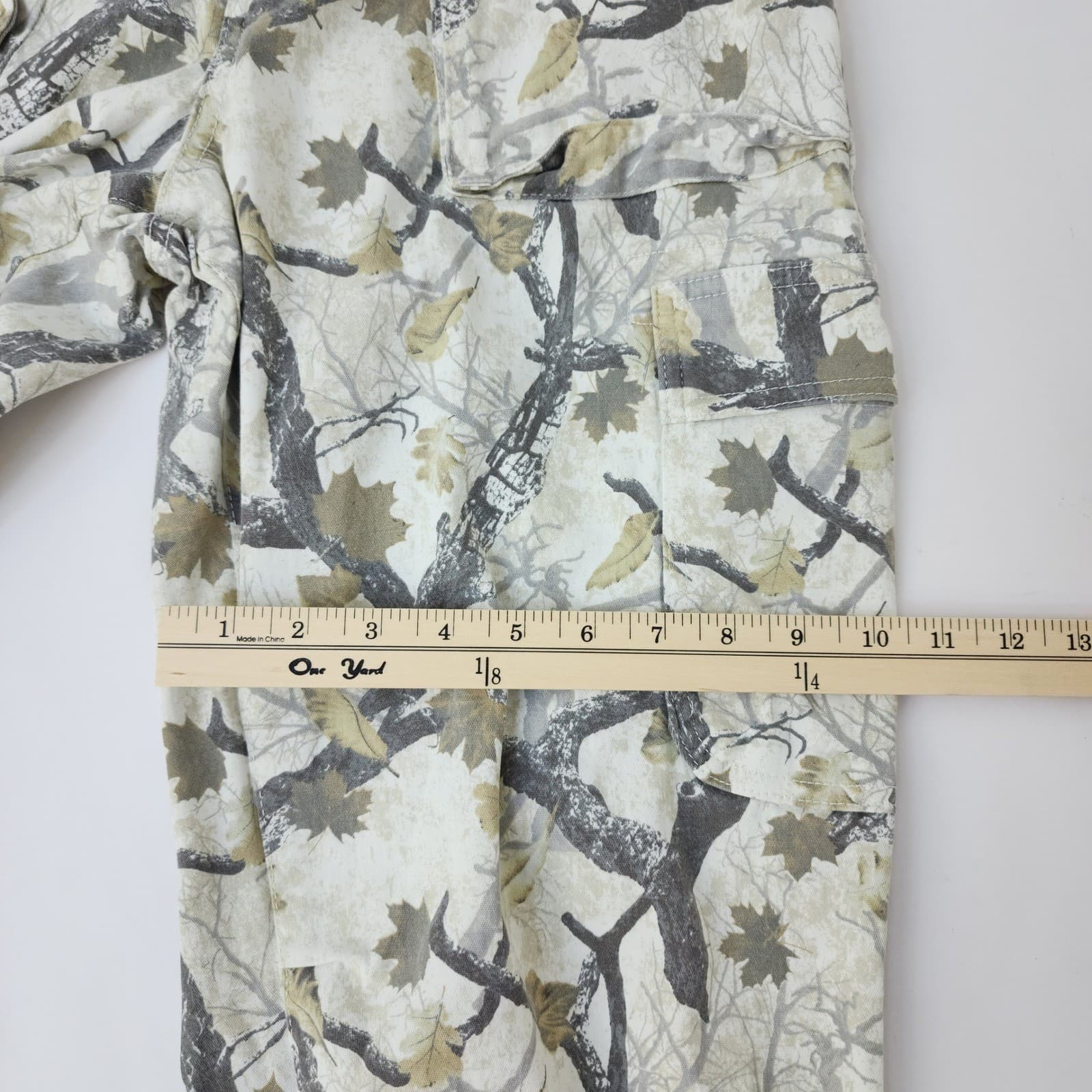 Love & Liberty Womens Real Tree Camo Cargo Jogger Pants Beige Grey Size Medium - Thumbnail 4