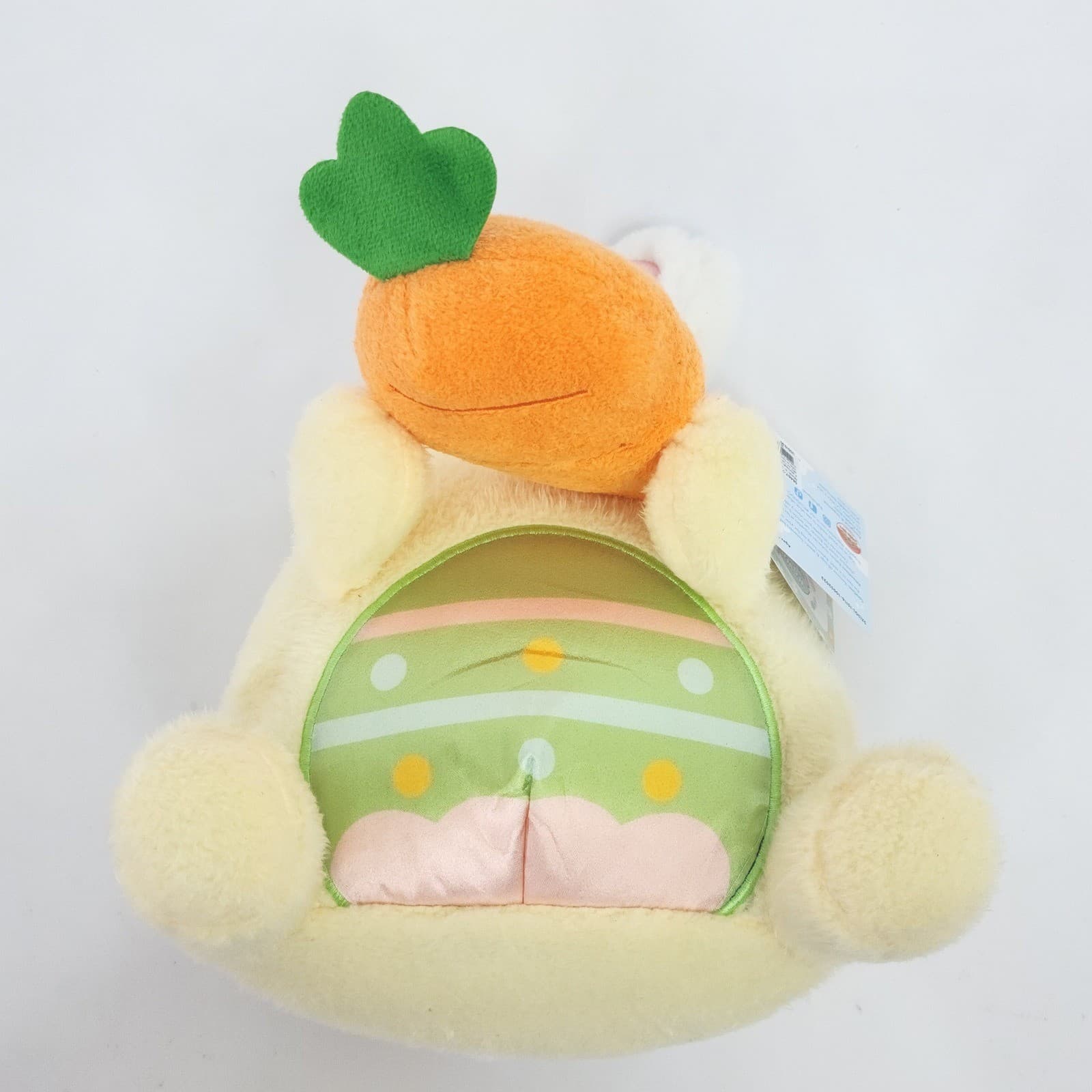 Cuddle Barn Plushgoals Frog Bunny Plush Yellow Carrot Kawaii Stuffed Toy 11" - Thumbnail 8