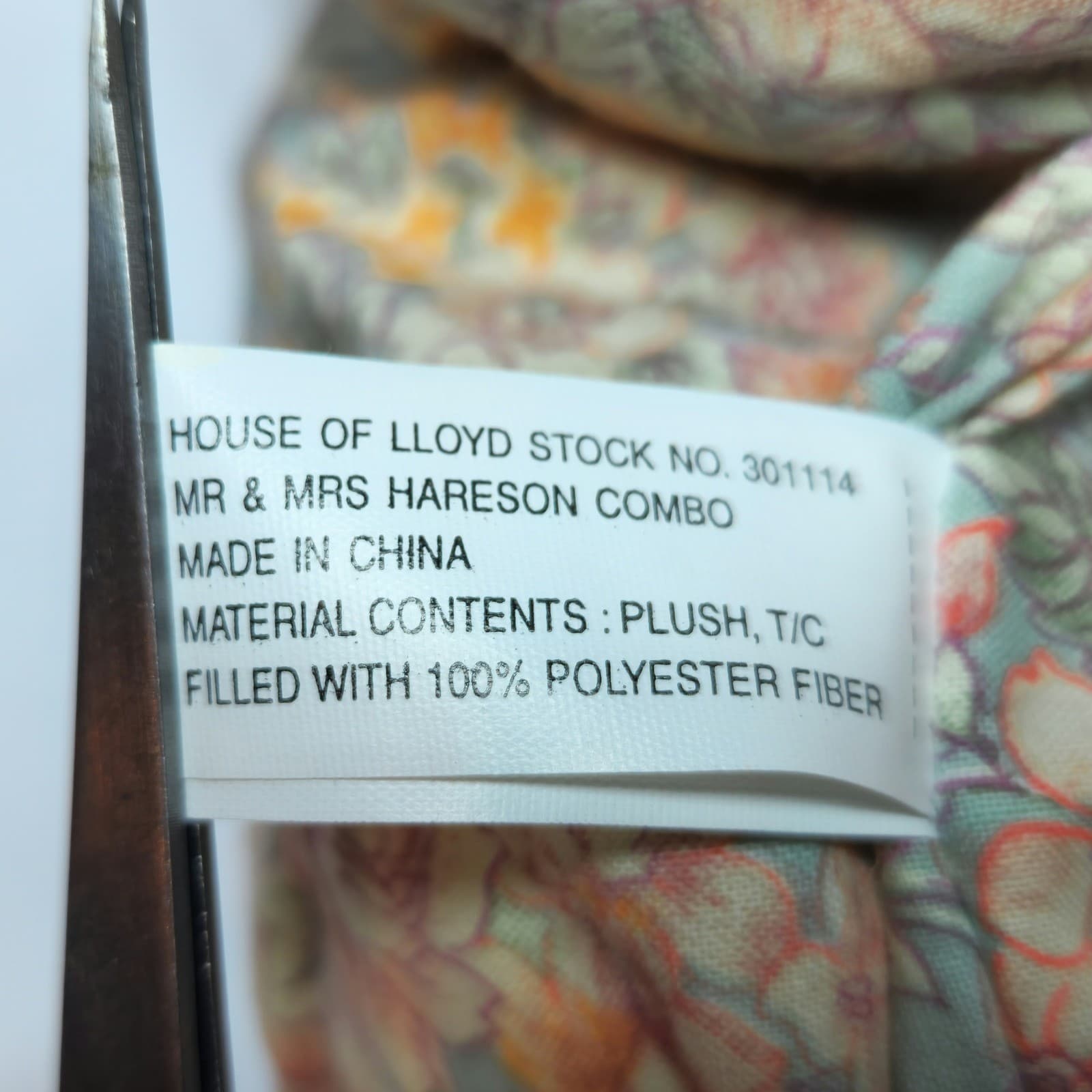 Vintage 1994 House of Lloyd Mr. & Mrs. Hareson Combo Plush Bunny - Thumbnail 3