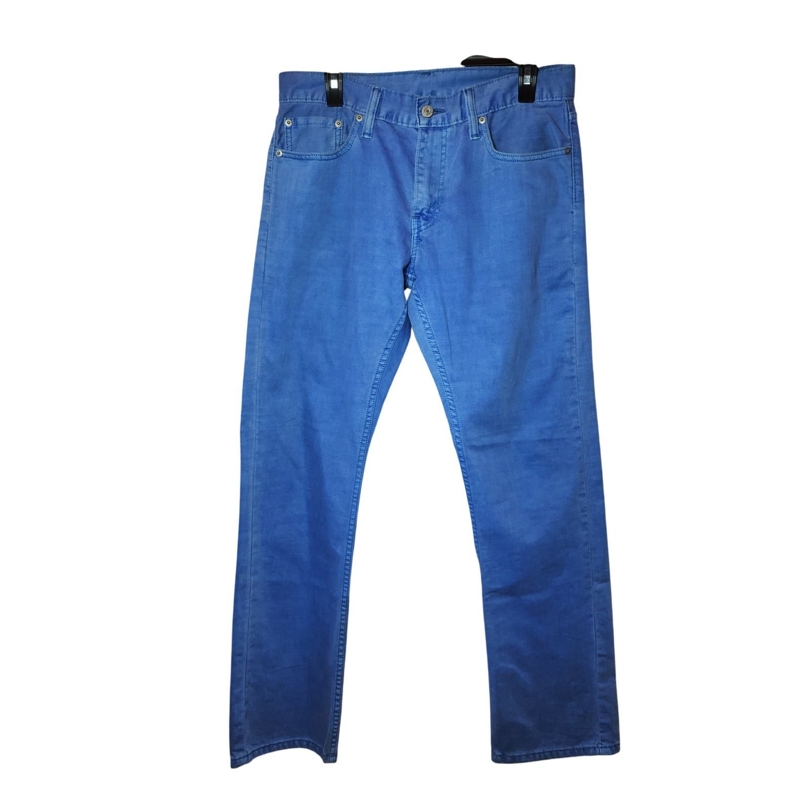 Levi's 514 fit Straight Leg Jeans women's 30x30 Periwinkle Blue Denim - Thumbnail 2