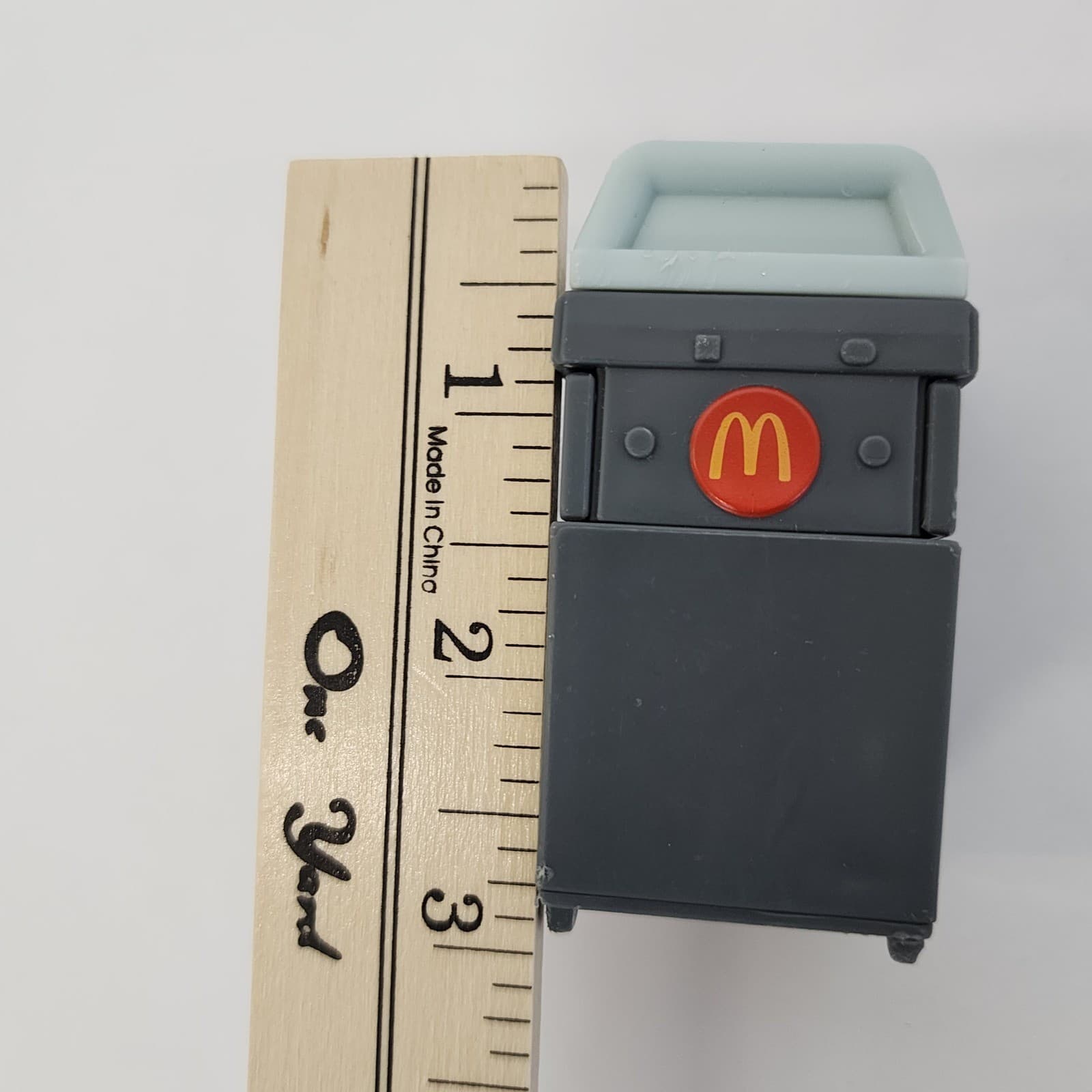 Vintage 1990 McDonalds Changeables Burger Cooker Dinosaur Happy Meal Toy Grey - Thumbnail 6