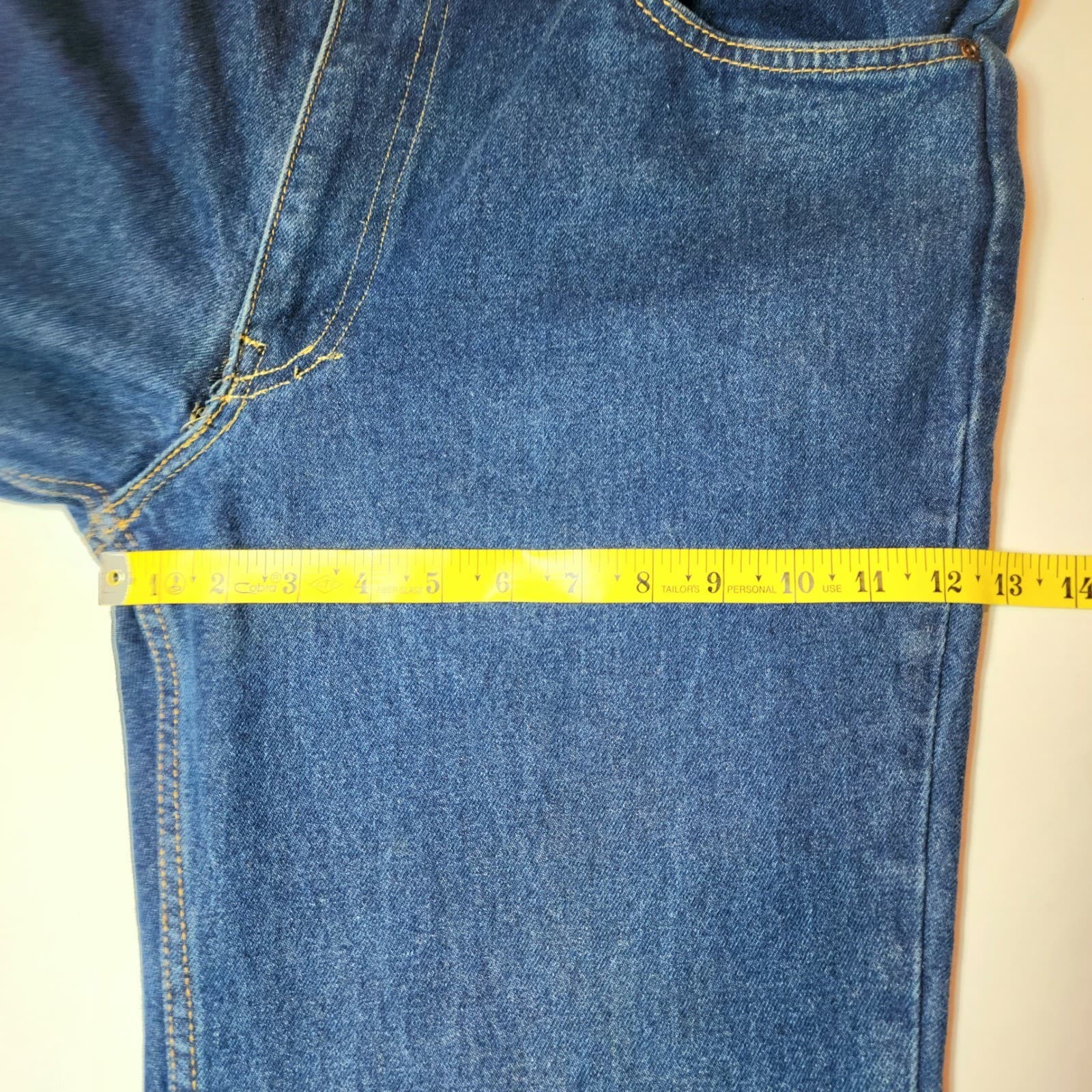 Levi's 505 Relaxed Fit Jeans Men's 38x30 Medium Wash Blue Denim - Thumbnail 8
