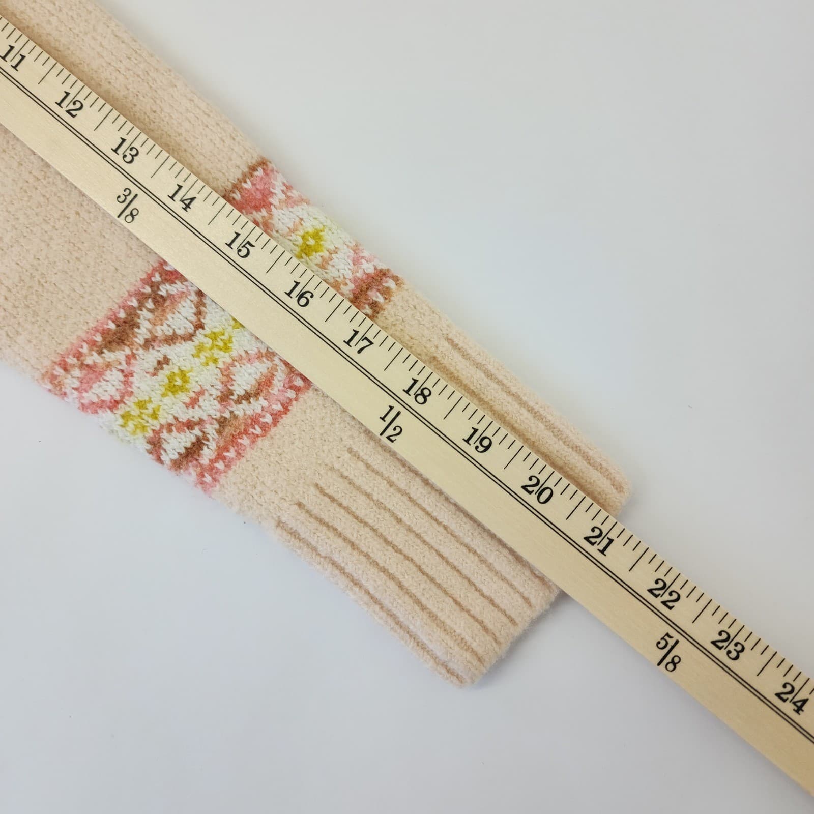 Anthropologie Llama Intarsia Mock Neck Sweater Cream Pink Pom Pom Womens Small - Thumbnail 4
