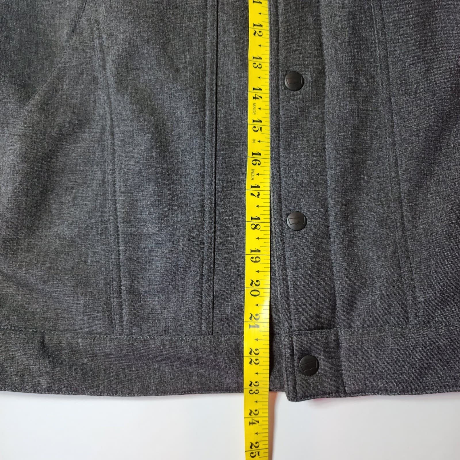 Levi's Men's Wool Blend Hooded Military Jacket Charcoal XL - Thumbnail 7