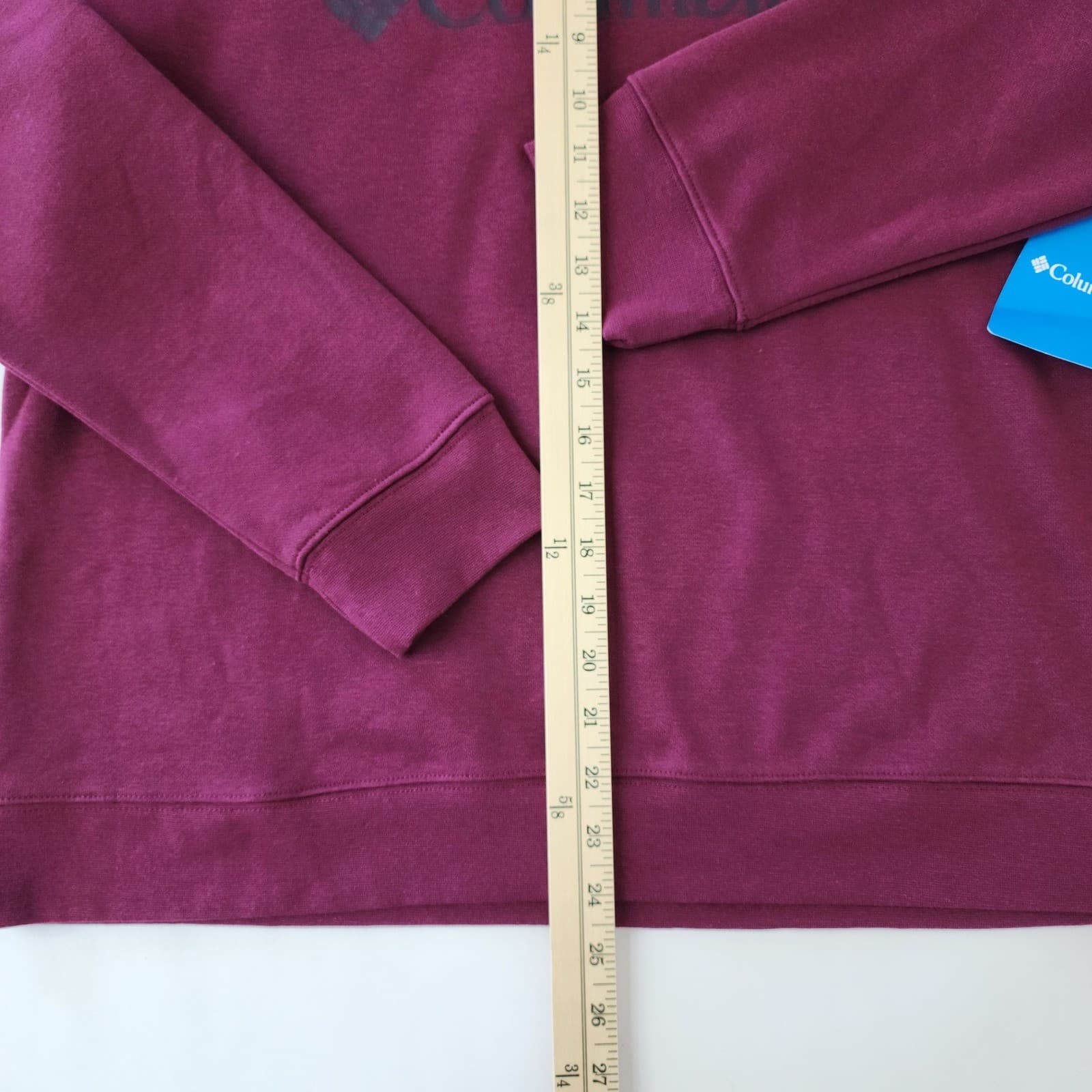 Columbia Trek Graphic Crew Sweatshirt Womens Large Marionberry Purple - Thumbnail 2