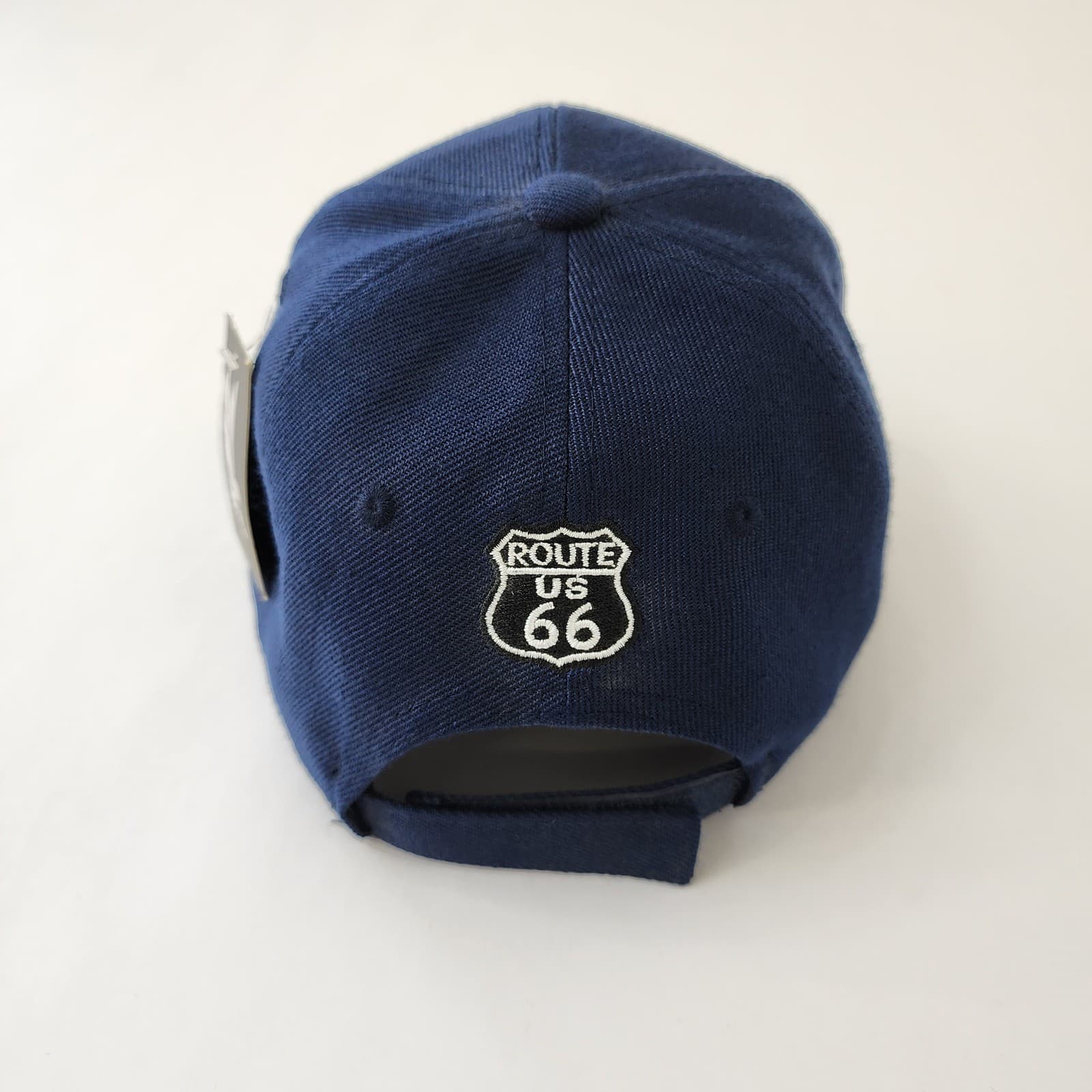 Black Eagle Route 66 The Mother Road Navy Blue Embroidered Baseball Cap NWT - Thumbnail 4