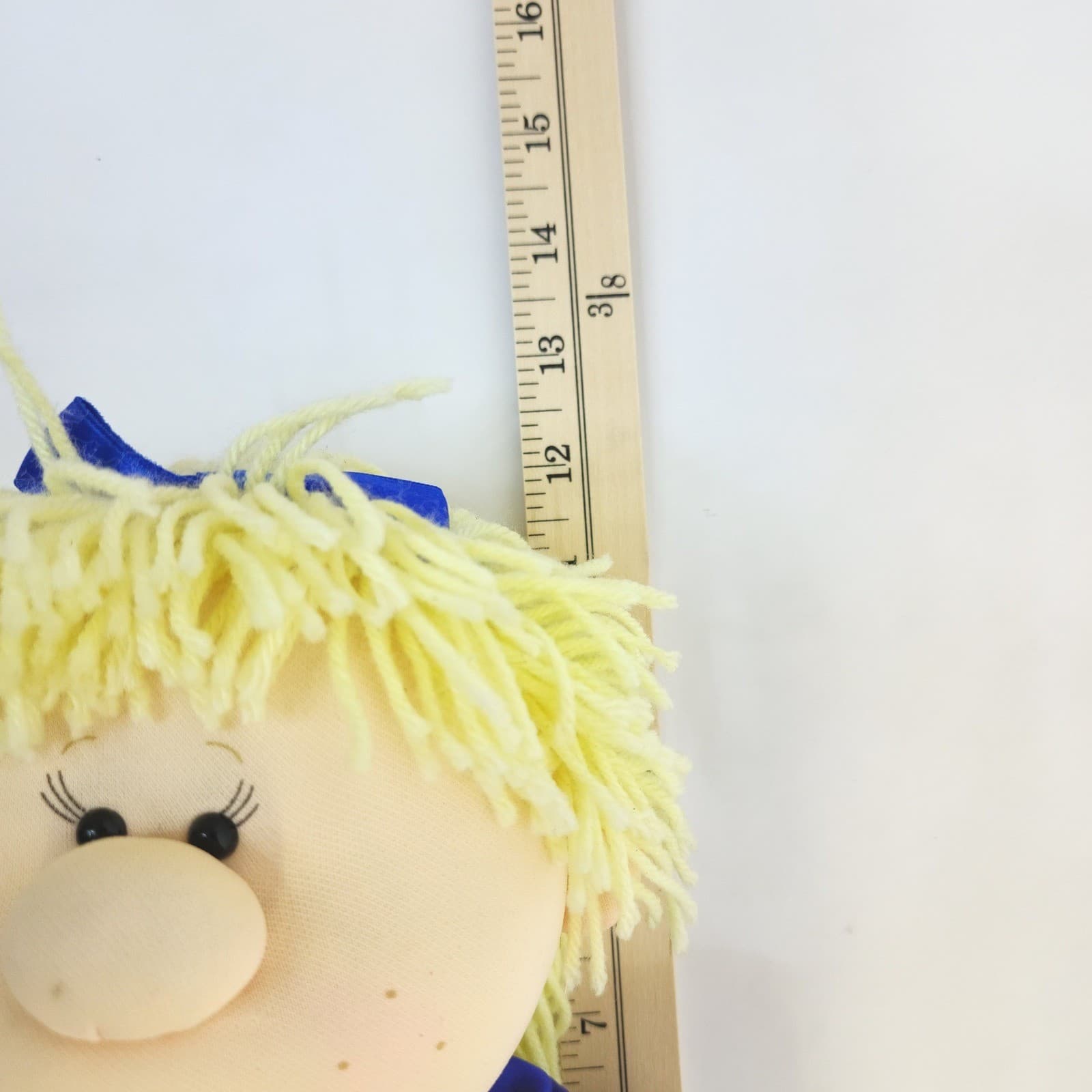 Grand Ole Opry The Opry Kids Plush Doll Blonde Yarn Hair Blue Sequin Dress 12" - Thumbnail 5