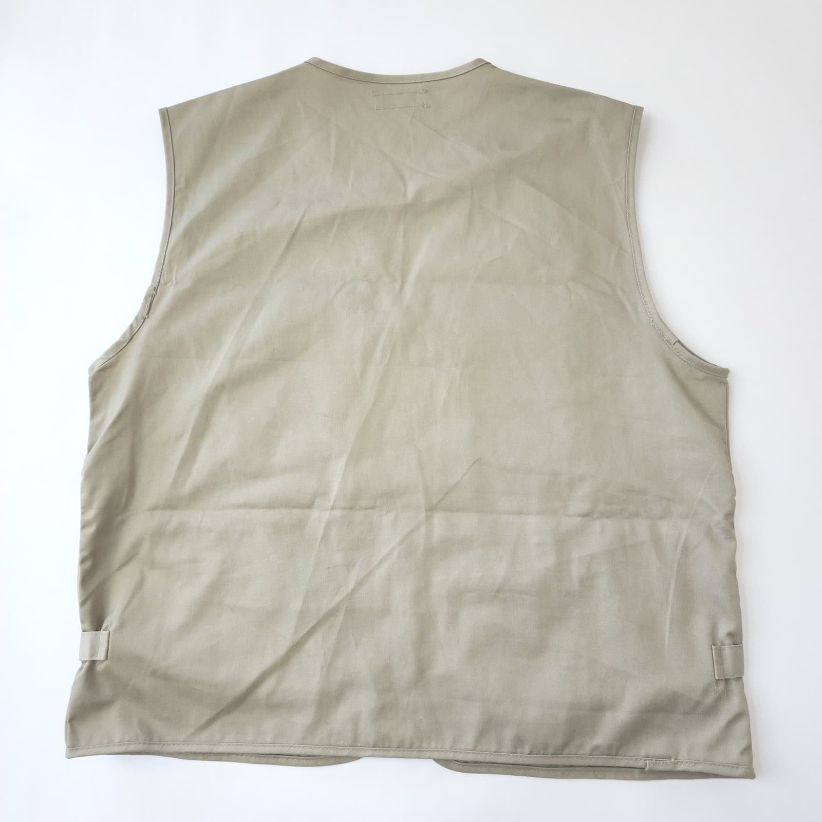 LISUHEPEAL Mens XL Utility Fishing Vest Khaki Tan Multi-Pocket Outdoor Gilet - Thumbnail 6