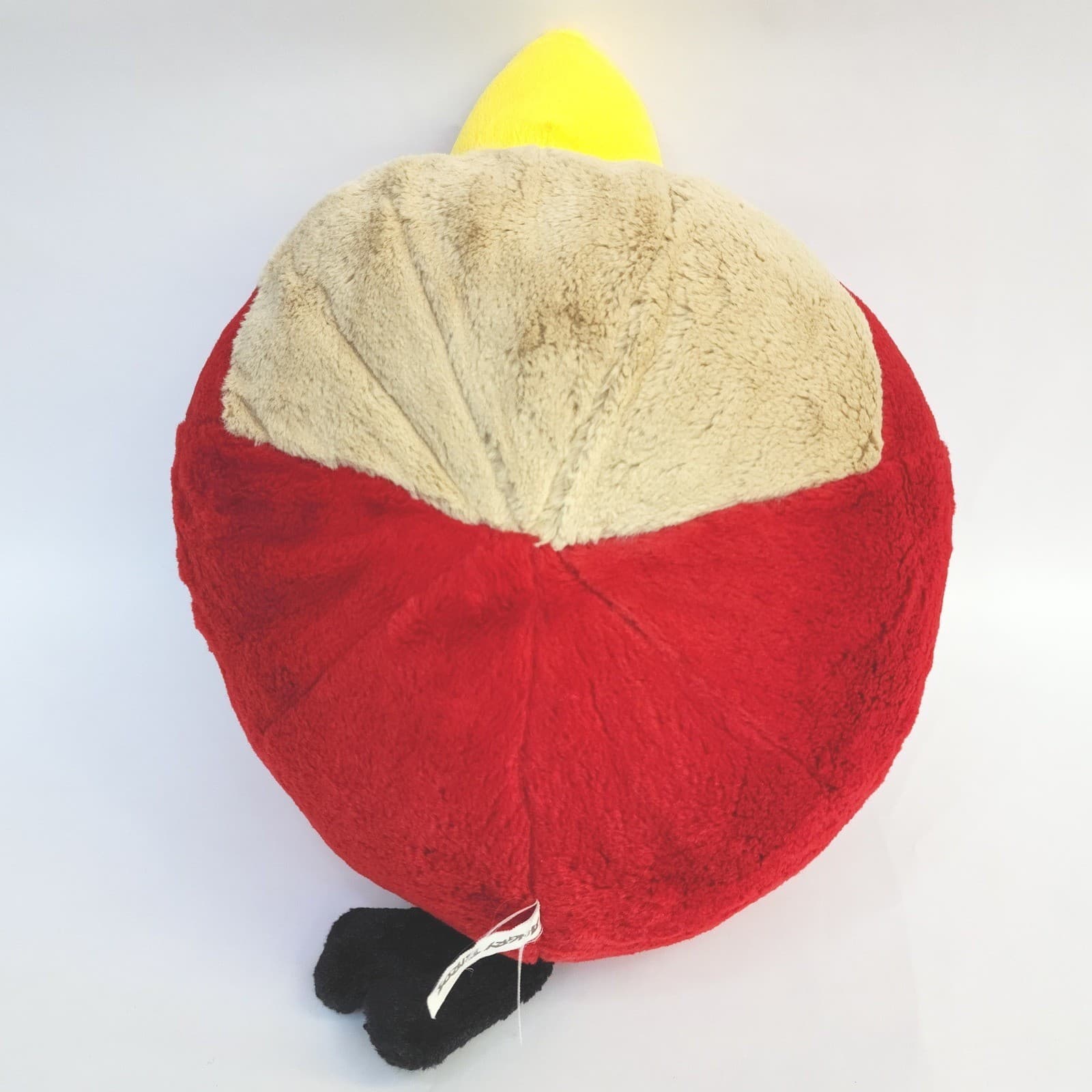 Angry Birds Red Bird Plush Stuffed Animal Toy 8 Inch Round Red Yellow Black - Thumbnail 6