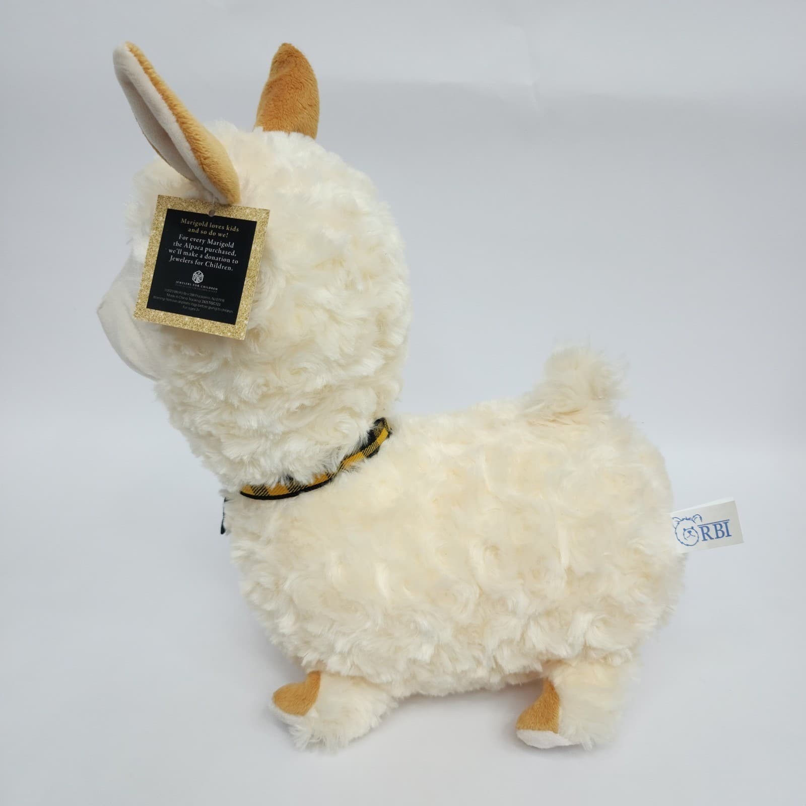 Marigold the Alpaca Plush Fred Meyer Jewelers 50th Anniversary RBI Stuffed - Thumbnail 4