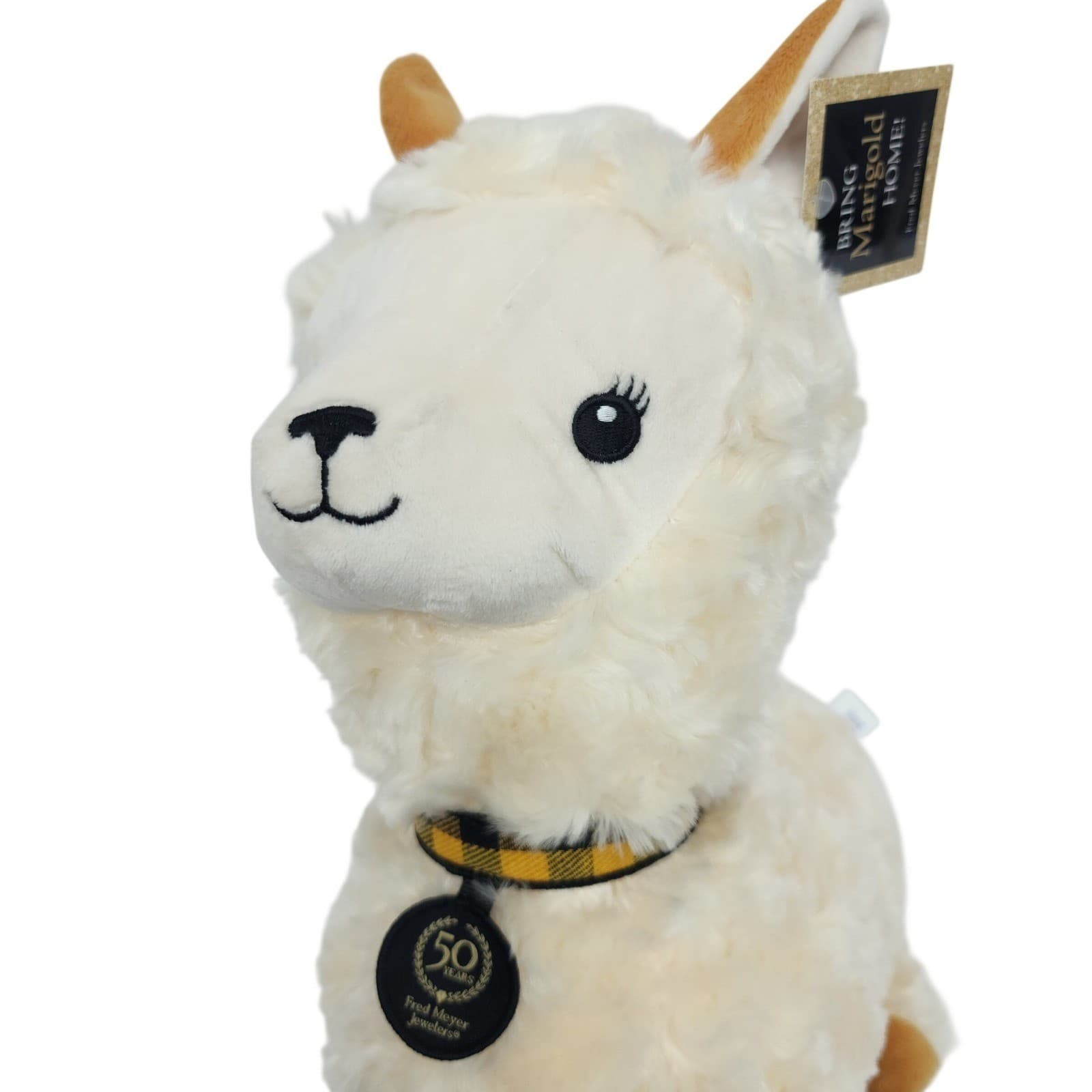 Marigold the Alpaca Plush Fred Meyer Jewelers 50th Anniversary RBI Stuffed