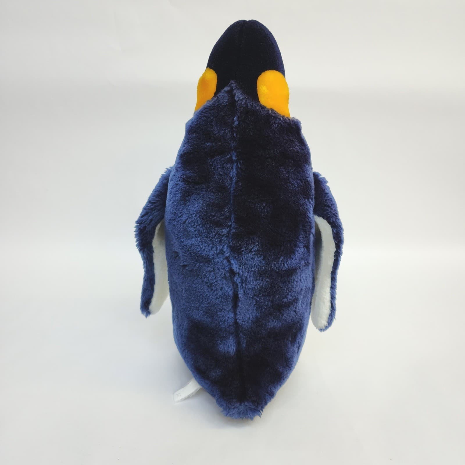 King Penguin Plush Stuffed Animal Navy Blue Yellow White 14 Inch Aquatic Toy - Thumbnail 3