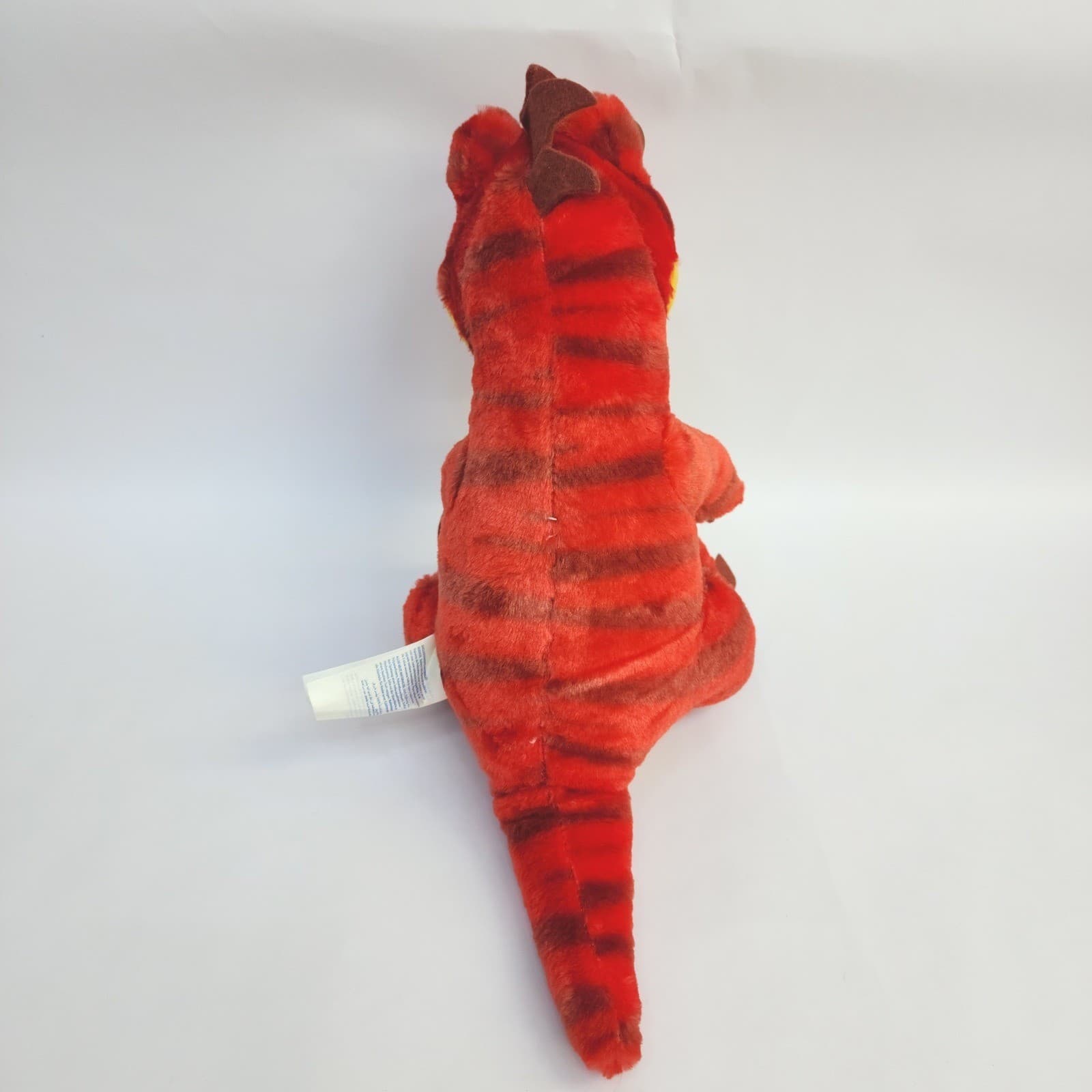 Build-A-Bear Workshop Red Striped T-Rex Dinosaur Plush Green Eyes BAB 14" - Thumbnail 5