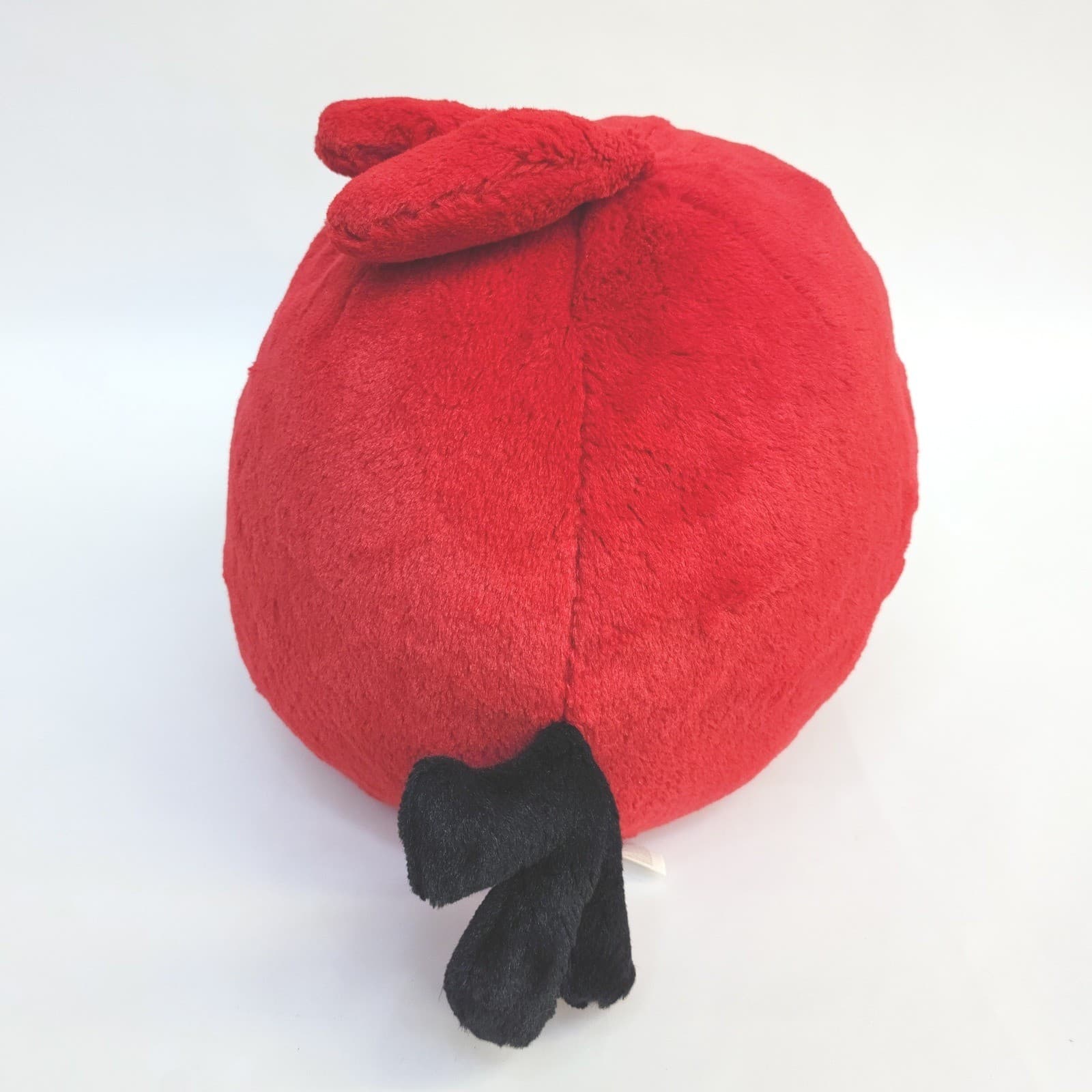 Angry Birds Red Bird Plush Stuffed Animal Toy 8 Inch Round Red Yellow Black - Thumbnail 3