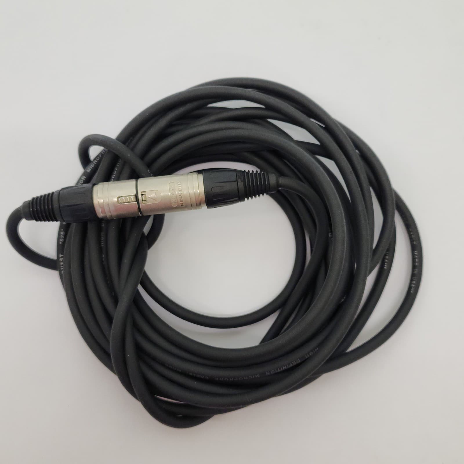 Neutrik High Definition Microphone Cable NC-MX NC-FX XLR Male to Female Black
