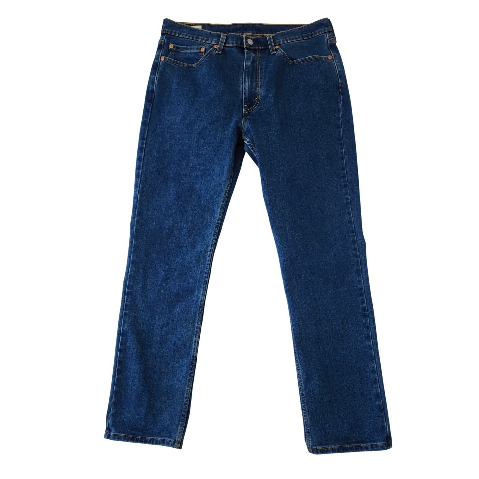 Levis 514 Straight Fit Jeans Mens 36x32 Blue Denim 00514-1123 Indigo Pants