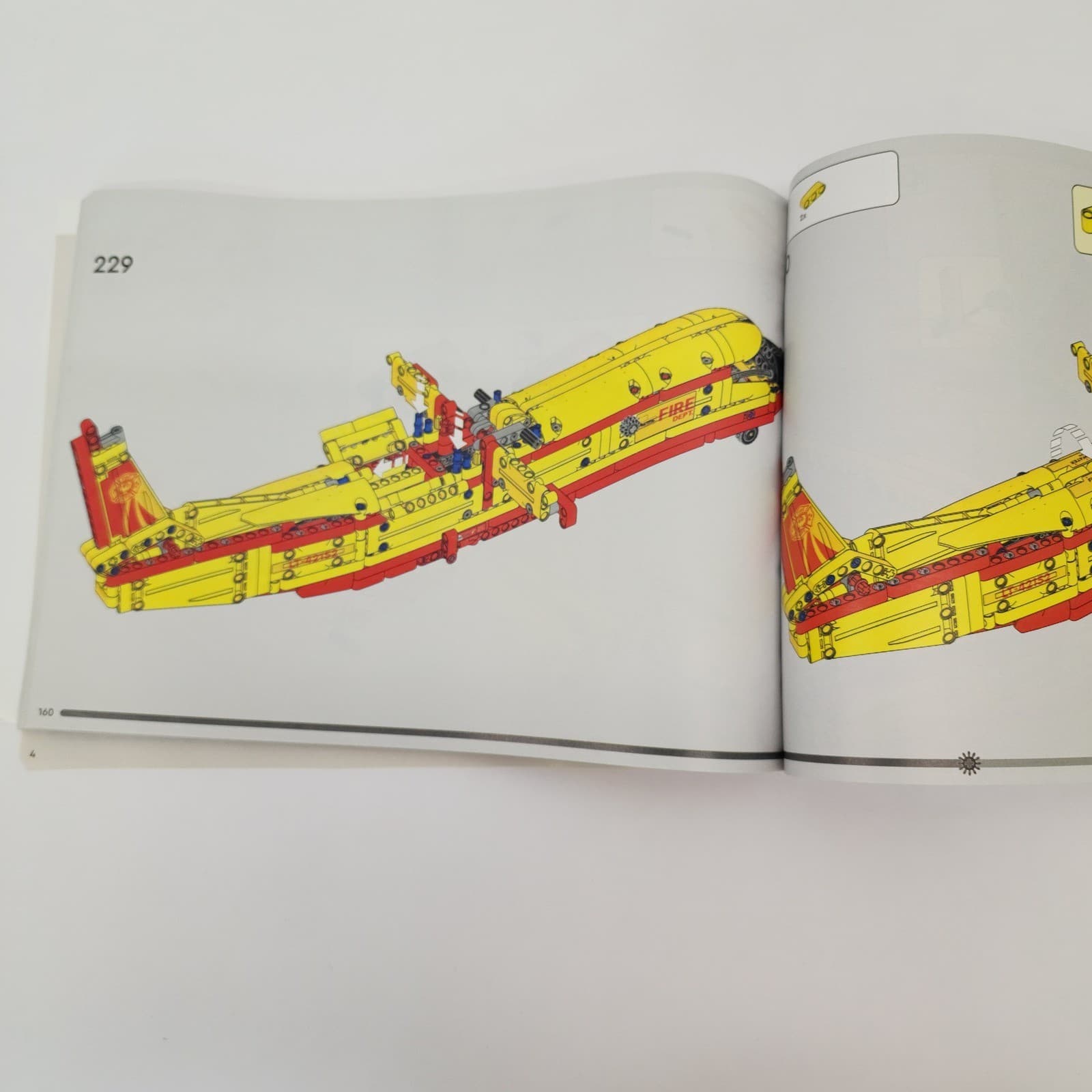 LEGO Technic 42152 Firefighter Aircraft Building Instruction Manual Only - Thumbnail 4