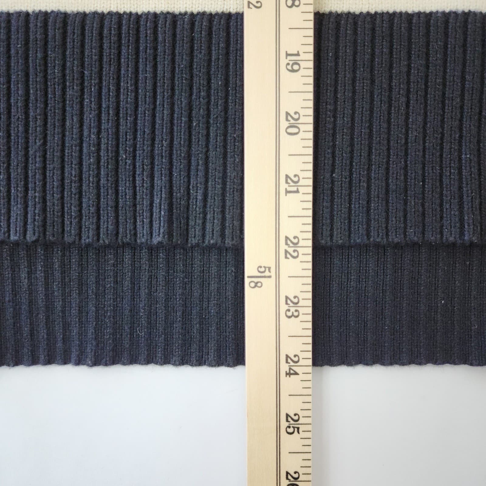 Zara Womens Navy Blue White Striped Quarter Zip Knit Sweater Small Nautical - Thumbnail 2