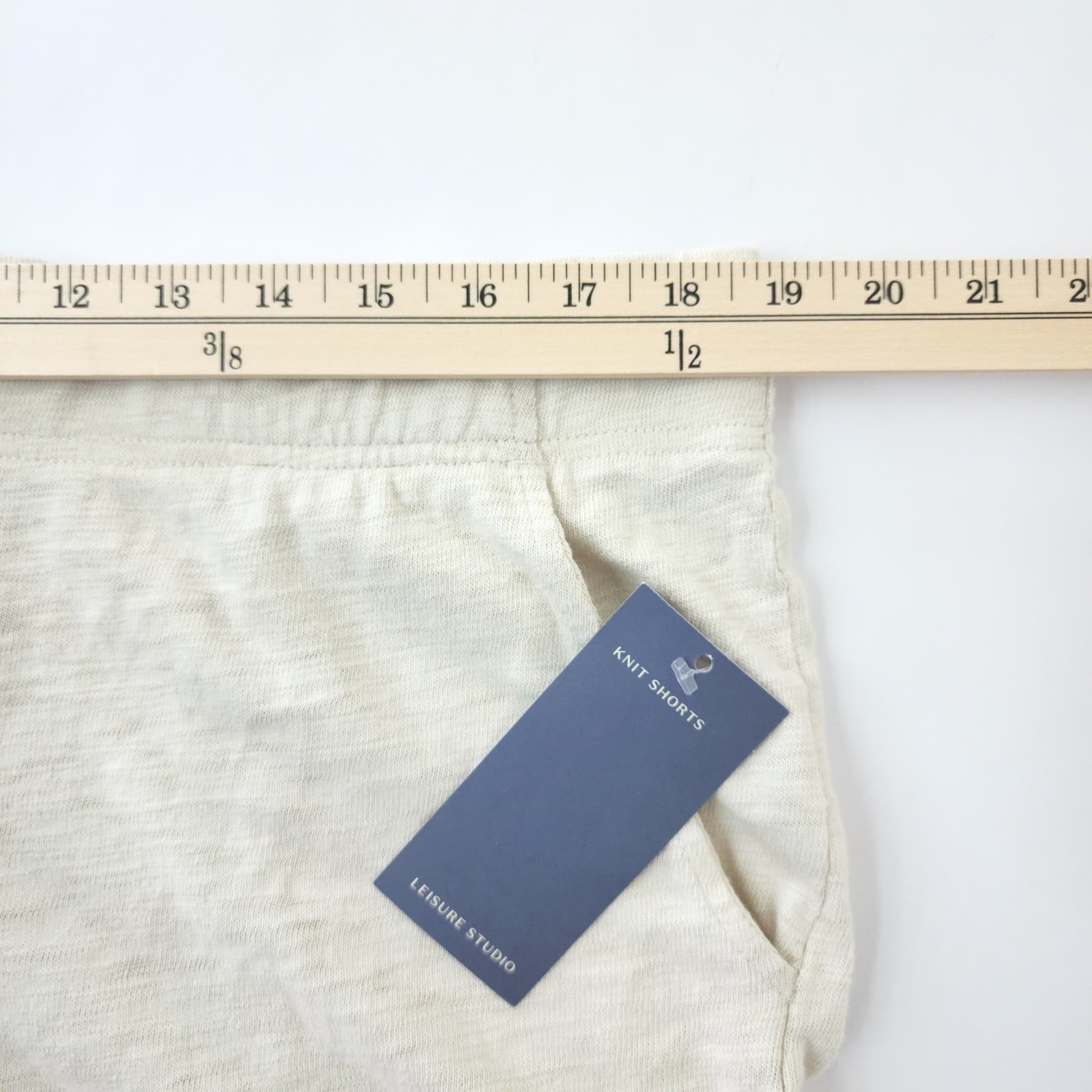 Universal Thread Leisure Studio Knit Shorts Oatmeal Heather XL NWT - Thumbnail 4