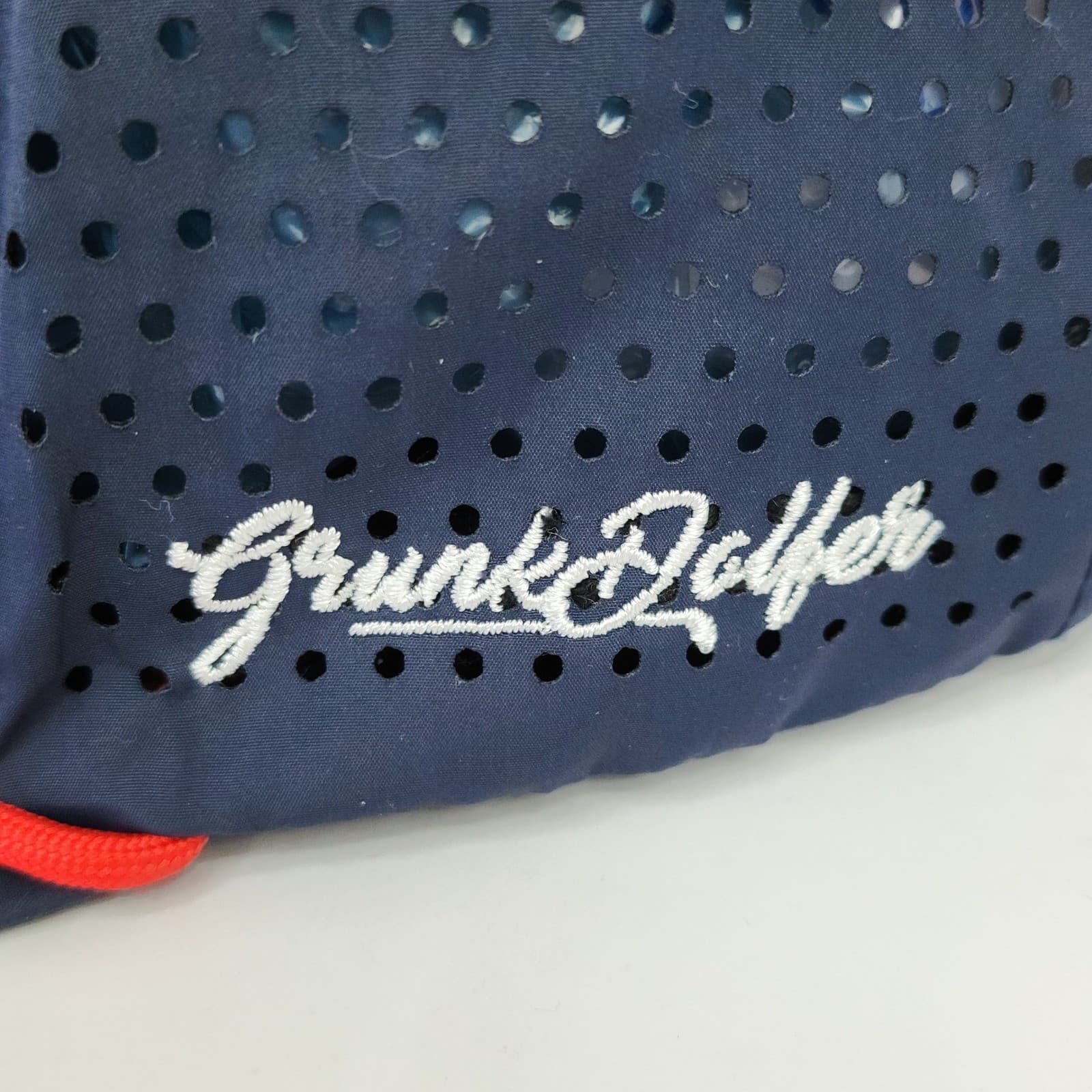 Grunk Dolfer Navy Blue Golf Hat Rope Snapback Perforated USA Flag Patch Mens - Thumbnail 3