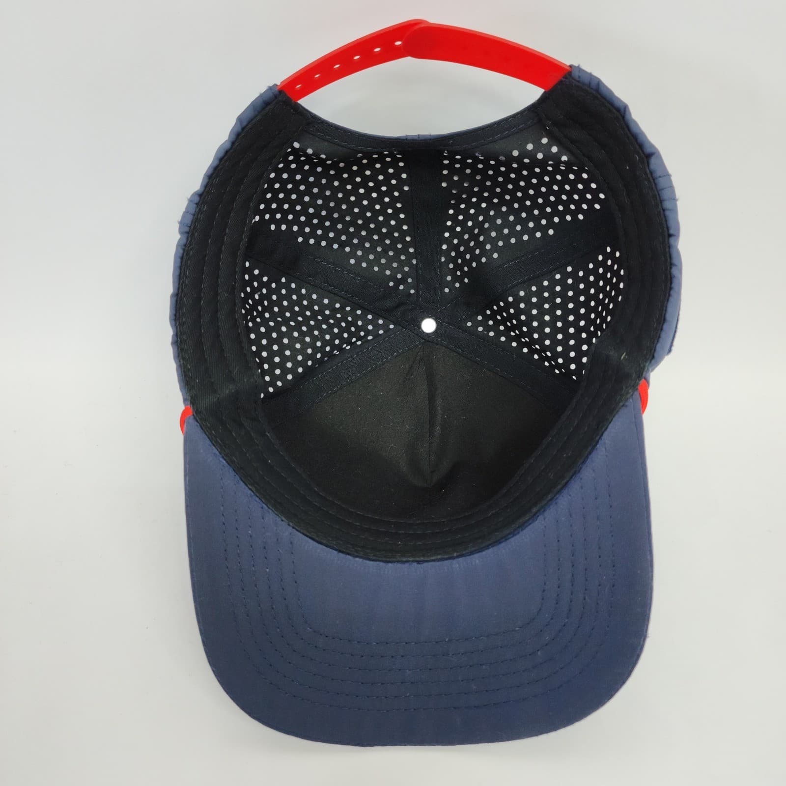 Grunk Dolfer Navy Blue Golf Hat Rope Snapback Perforated USA Flag Patch Mens - Thumbnail 6