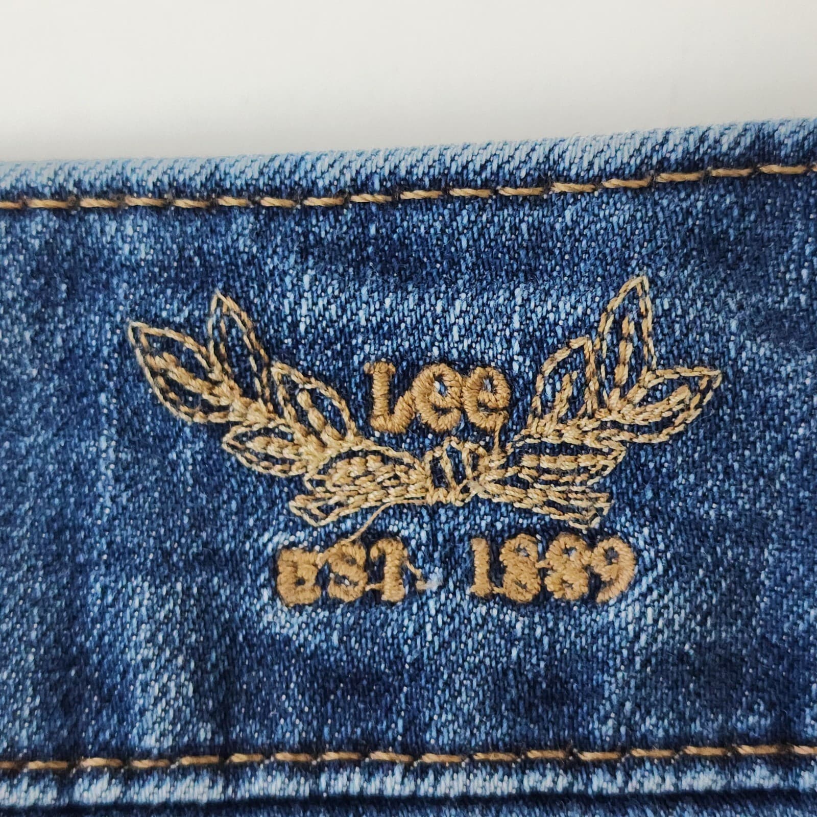 Lee Perfect Fit Medium Wash Bootcut Jeans Women's 14 Medium Blue Denim - Thumbnail 10