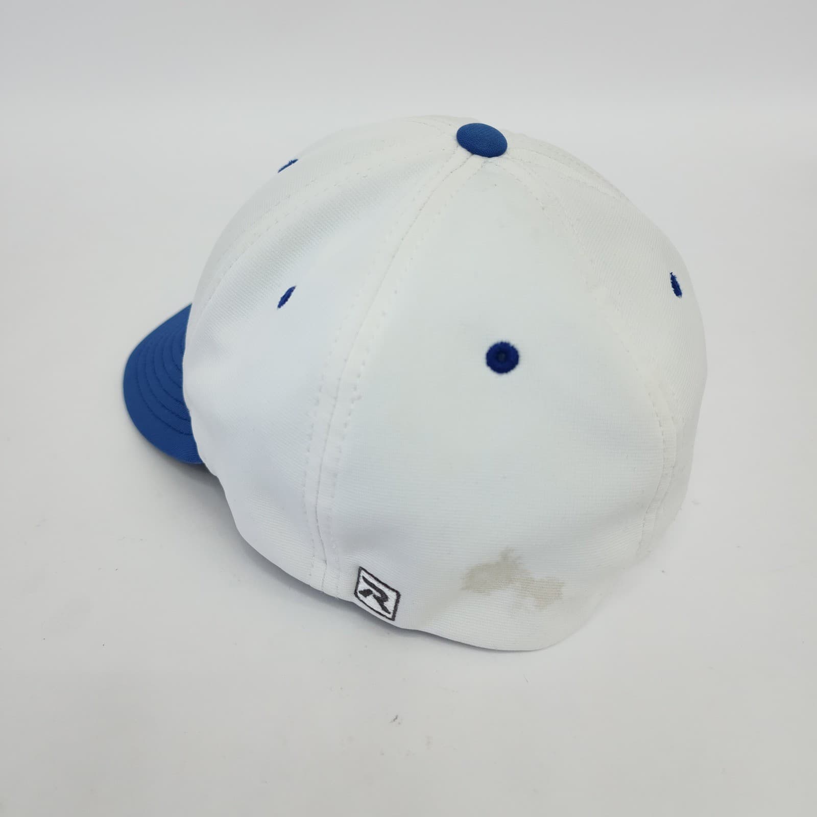 Richardson PTS20 Pulse Baseball Cap White Blue Embroidered K Hat LG-XL - Thumbnail 3