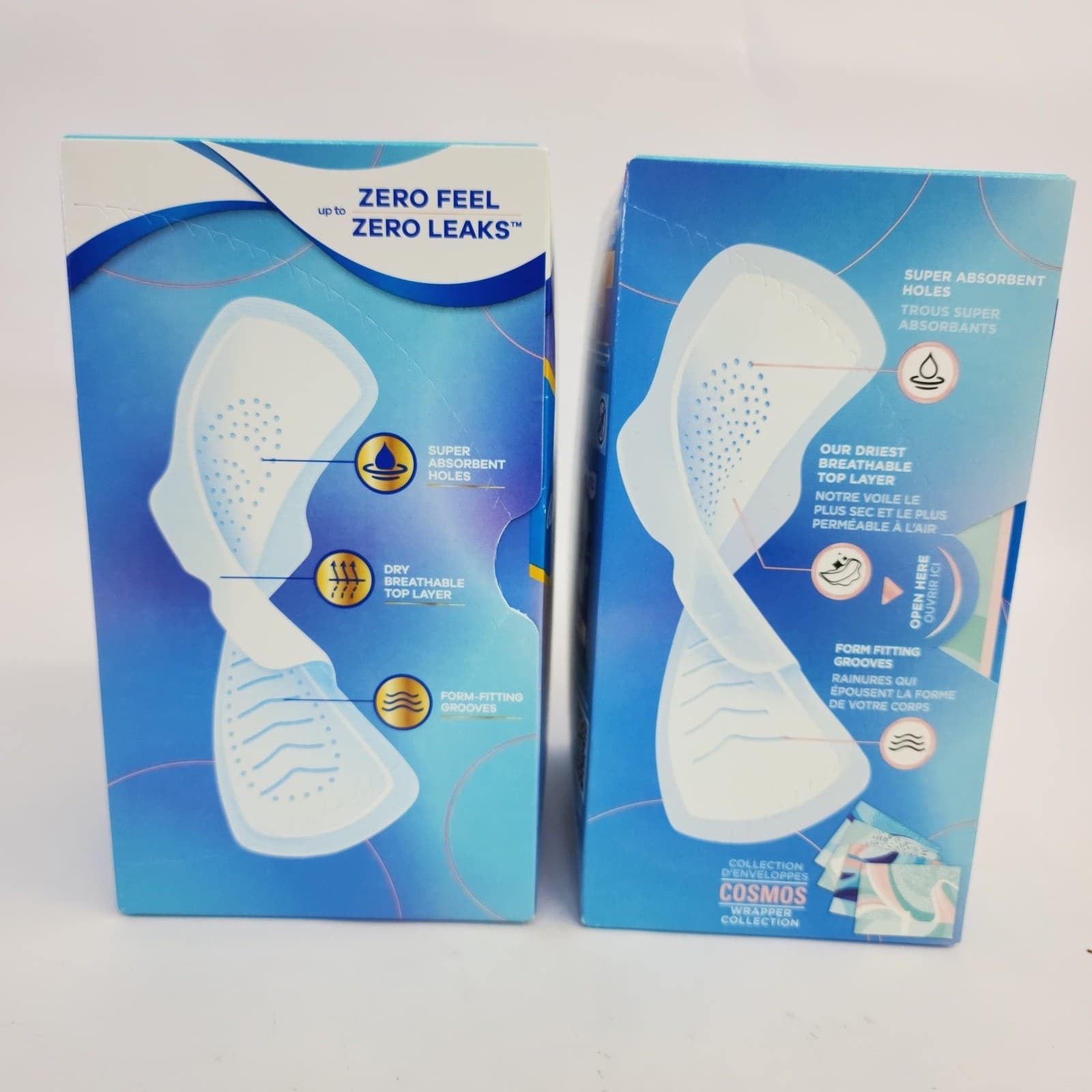 2 Pack Always Infinity FlexFoam Pads Size 3 Extra Heavy Flow Unscented 56 Count - Thumbnail 3