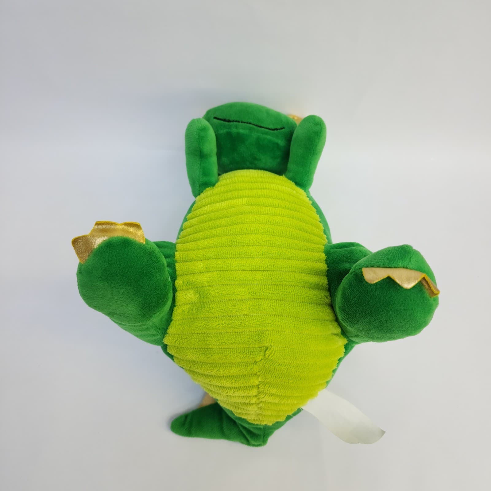 Walgreens Green Dragon Plush Stuffed Animal Metallic Gold Wings Ears 13 Inch - Thumbnail 6