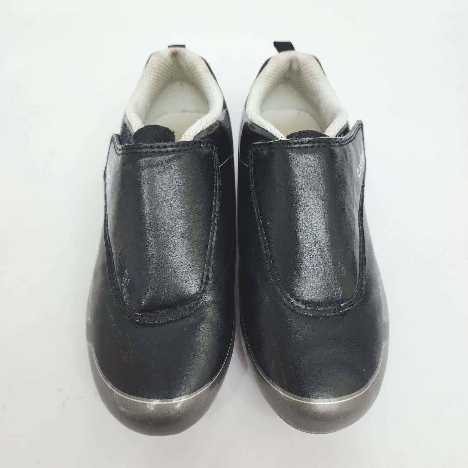 Carters Youth Soccer Cleats Black Silver Hook Loop Strap Athletic Shoes Size 13M - Thumbnail 2