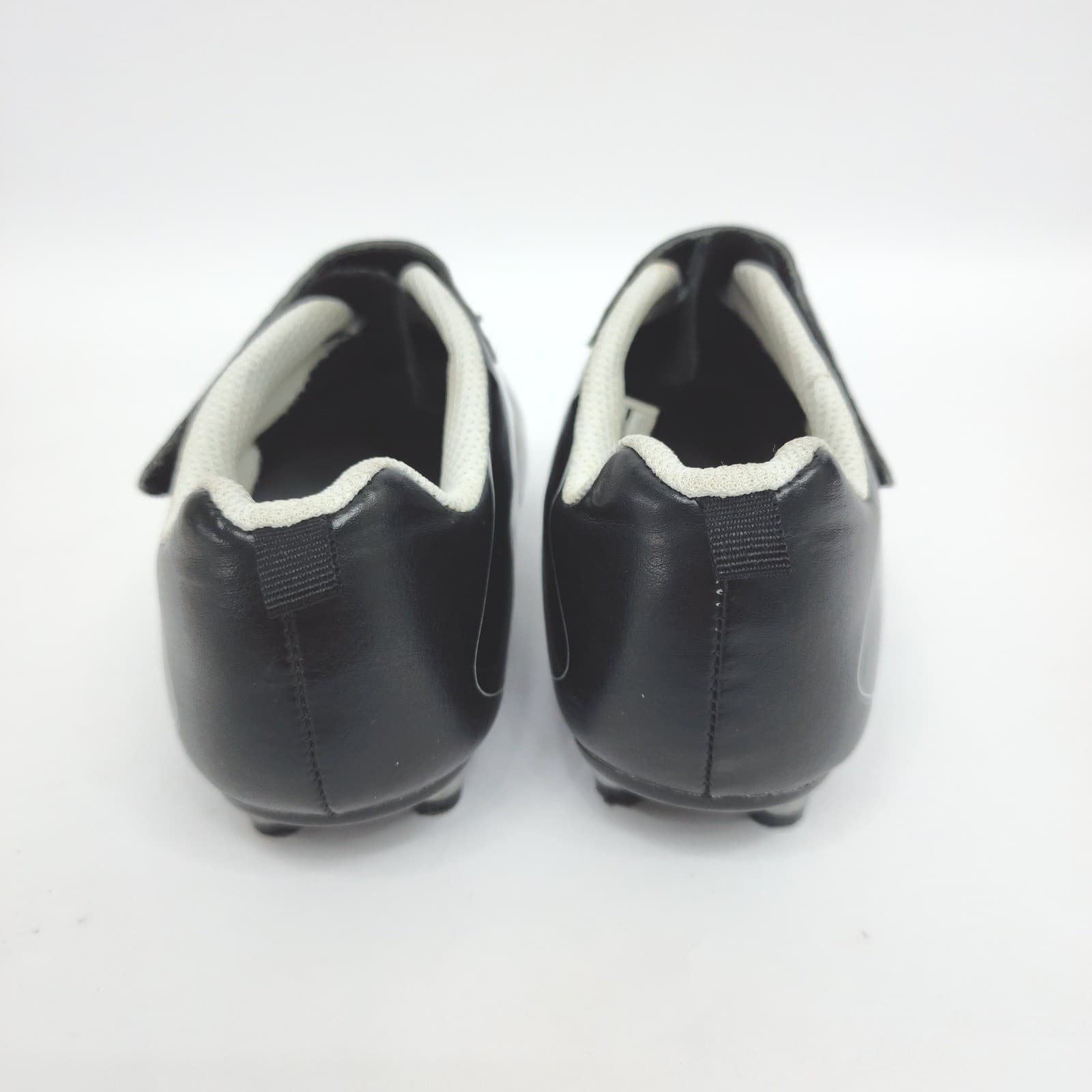 Carters Youth Soccer Cleats Black Silver Hook Loop Strap Athletic Shoes Size 13M - Thumbnail 4