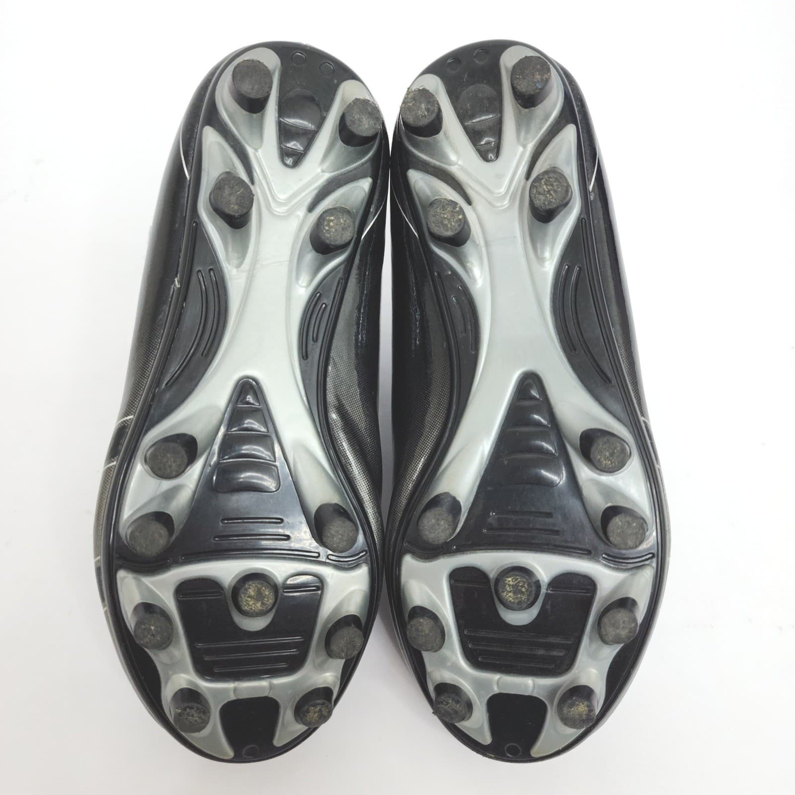 Carters Youth Soccer Cleats Black Silver Hook Loop Strap Athletic Shoes Size 13M - Thumbnail 5