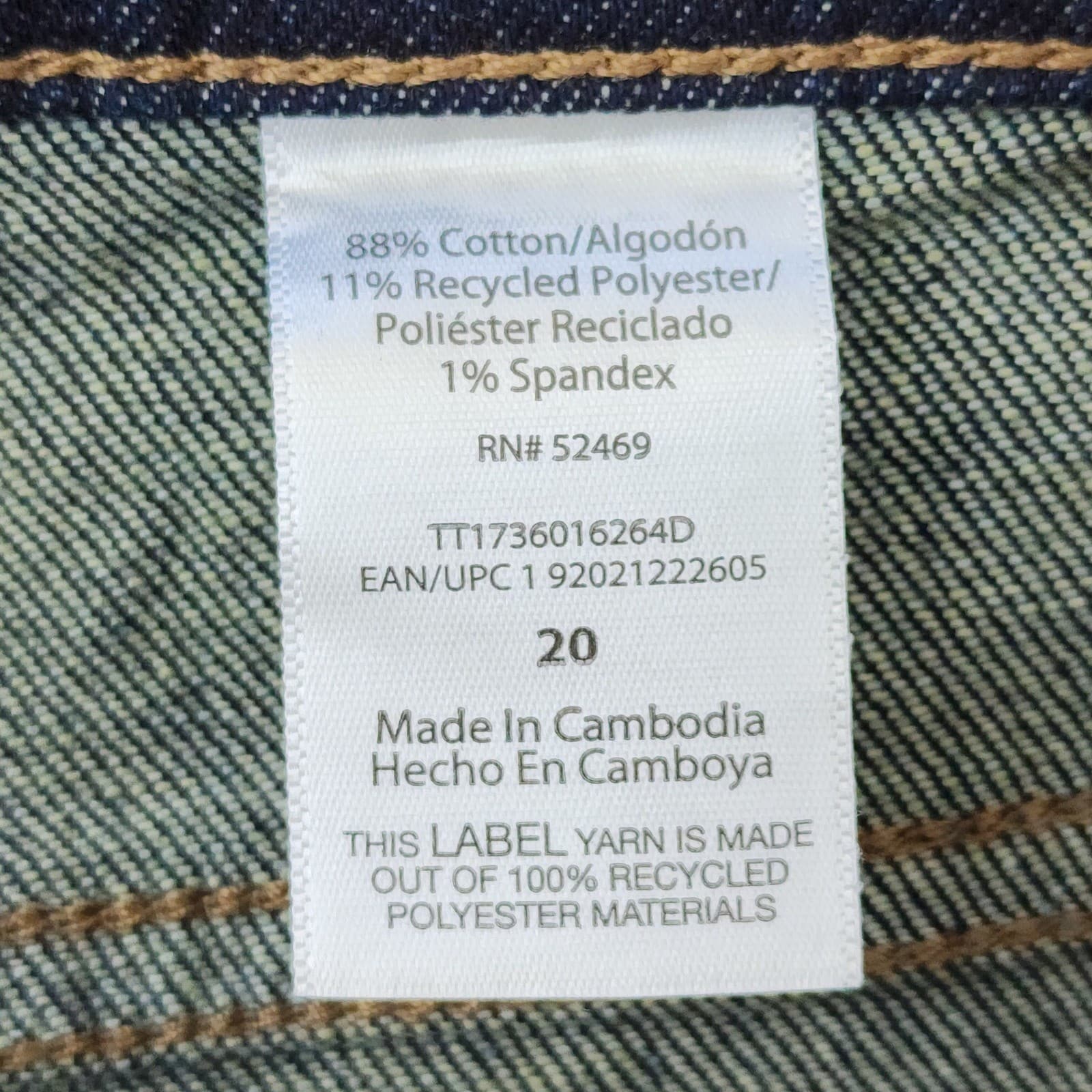 NWT Time and Tru Womens Balloon Jeans Dark Wash High Rise Denim Size 20 - Thumbnail 3
