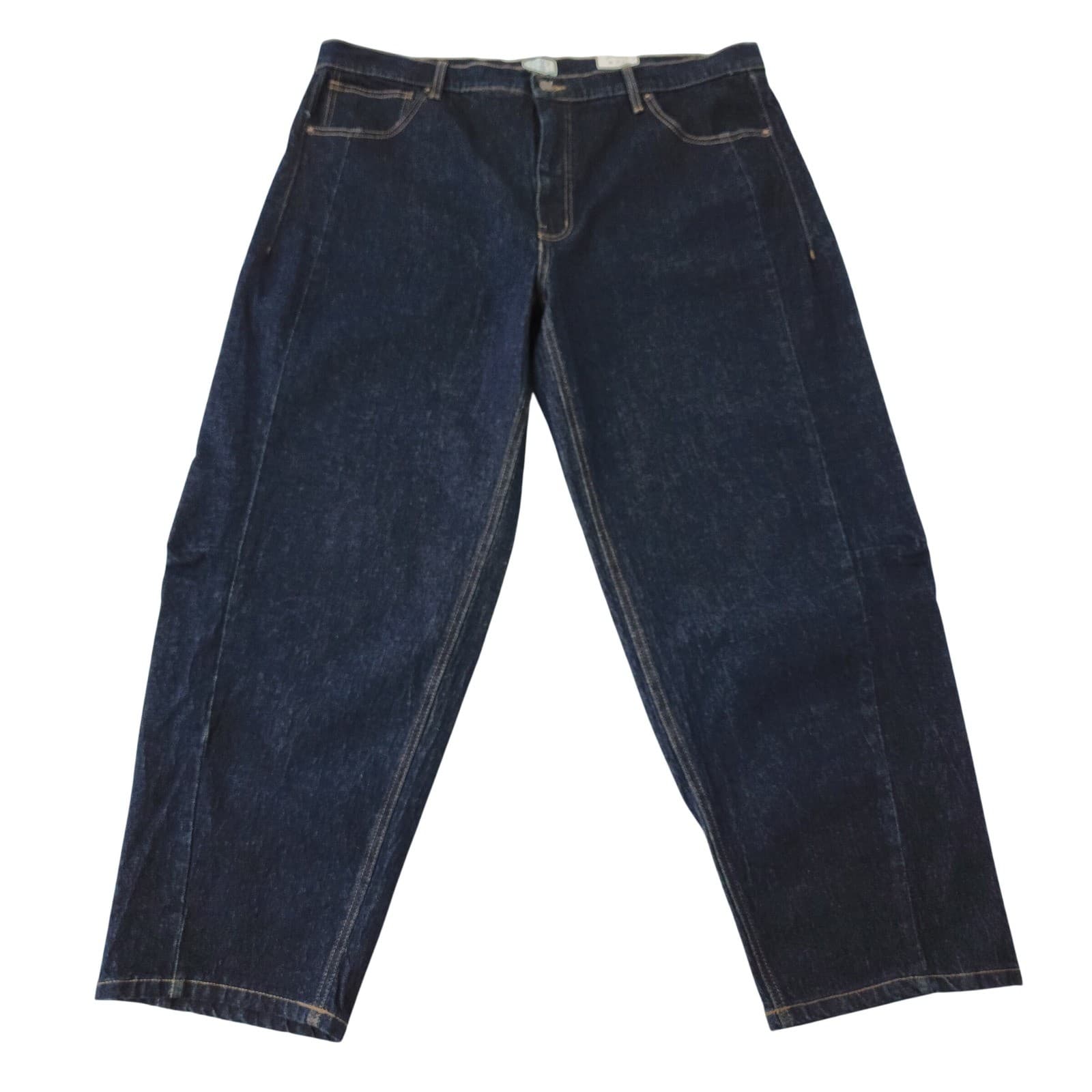 NWT Time and Tru Womens Balloon Jeans Dark Wash High Rise Denim Size 20
