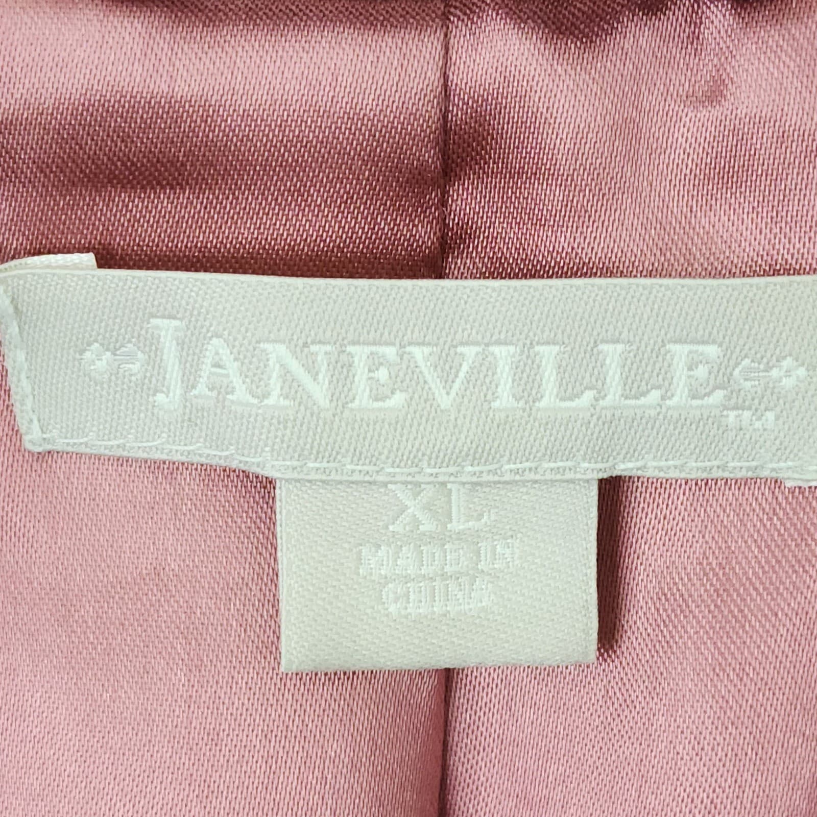 Janeville Womens XL Mauve Pink Suede Leather Belted Trench Coat Jacket Mid - Thumbnail 3