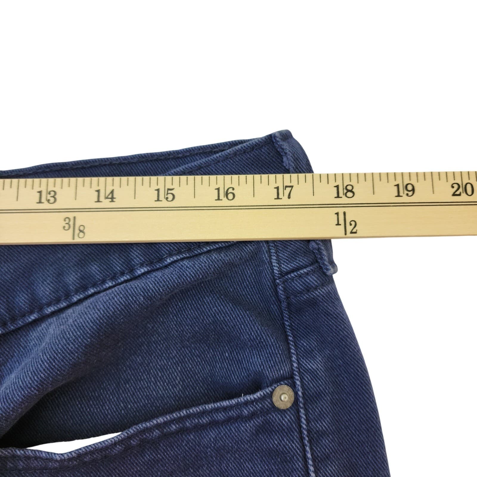 Levis 514 Straight Fit Mens Jeans 34x34 Dark Wash Indigo Denim - Thumbnail 5