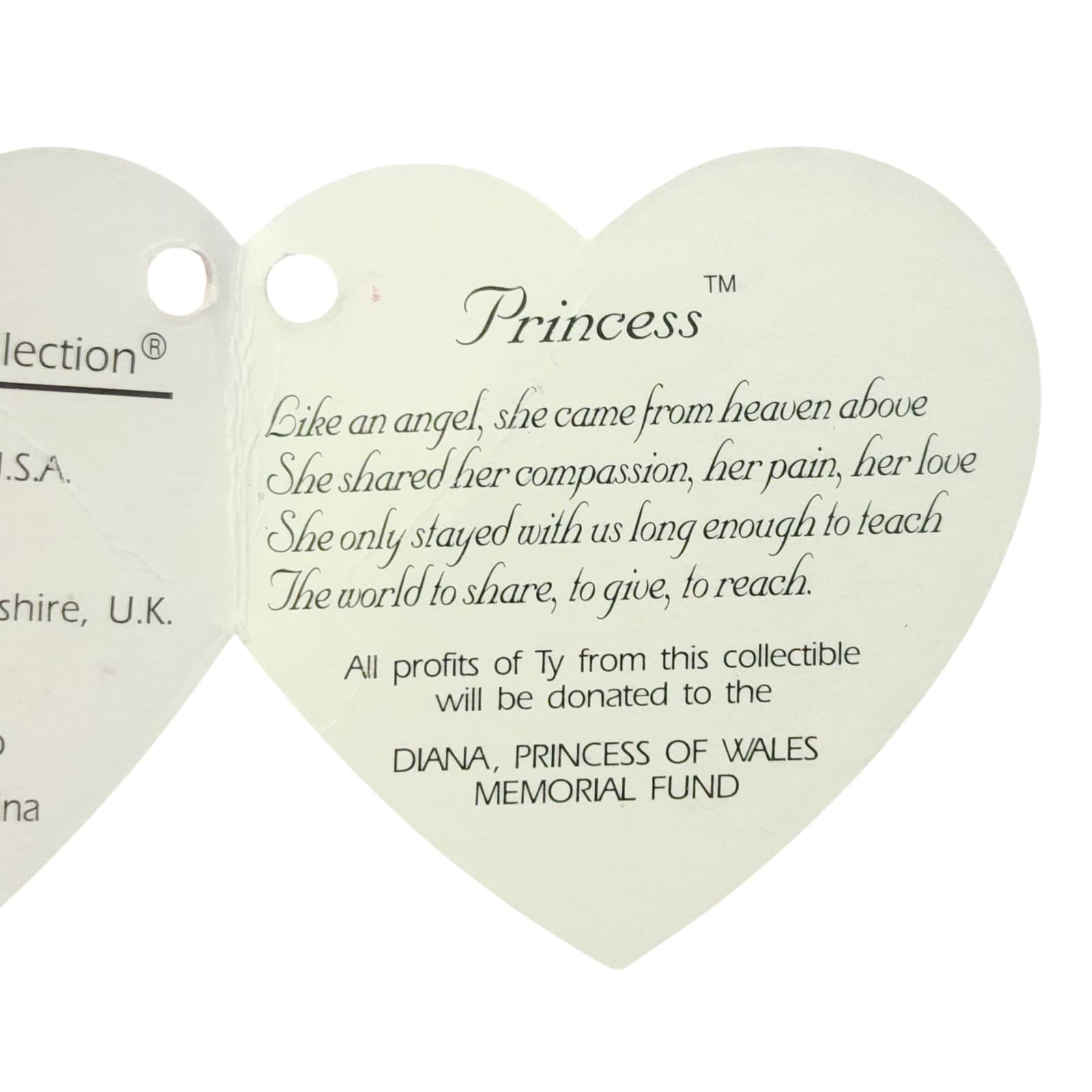 Ty Beanie Babies Tag Protectors and Detached Heart Tags Lot Hero Holiday Teddy - Thumbnail 12