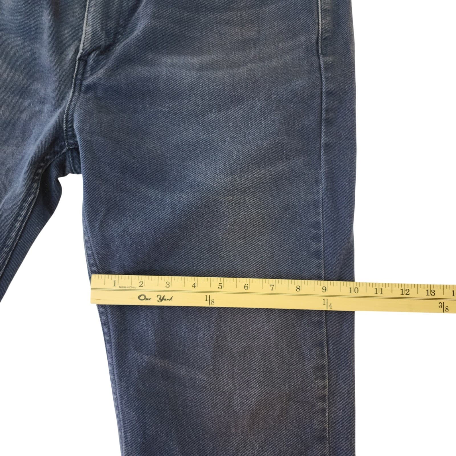 Levis 514 Straight Fit Mens Jeans 34x34 Dark Wash Indigo Denim - Thumbnail 6