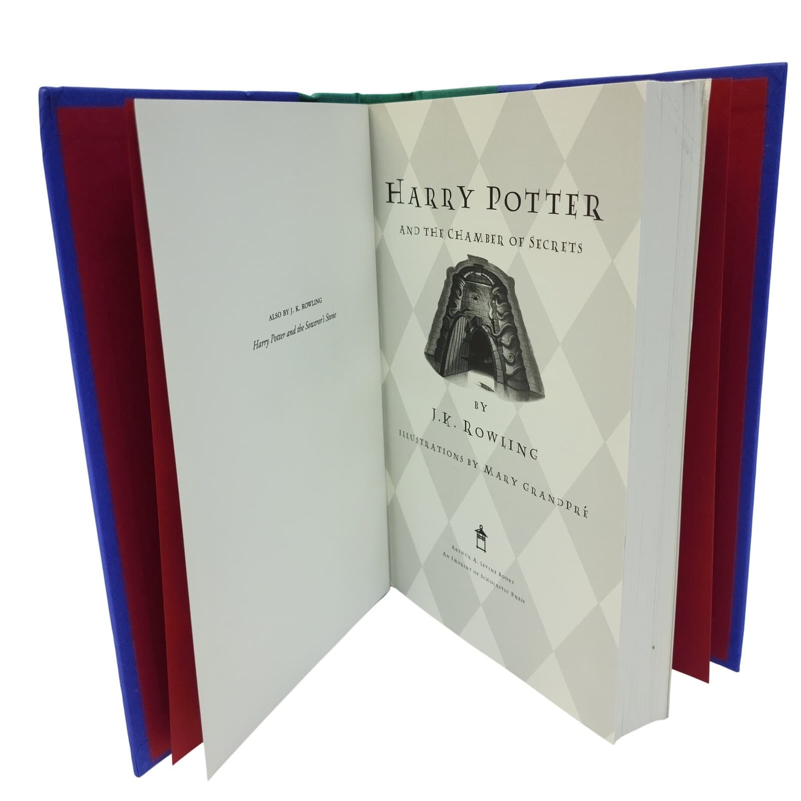 Harry Potter and the Chamber of Secrets J.K. Rowling Hardcover Scholastic Book